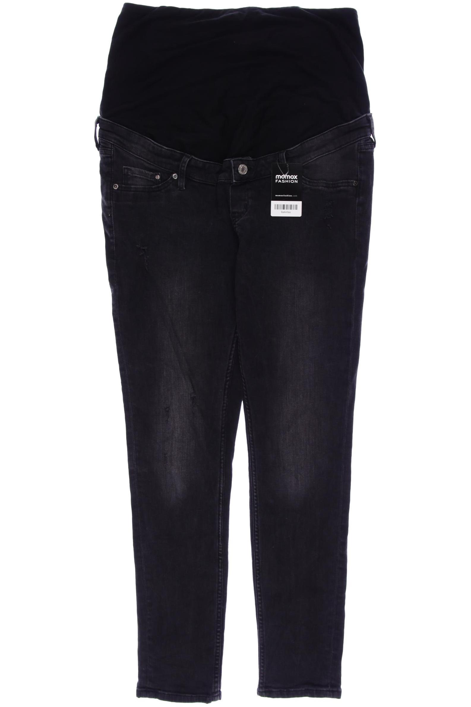 

H&M Mama Damen Jeans, schwarz