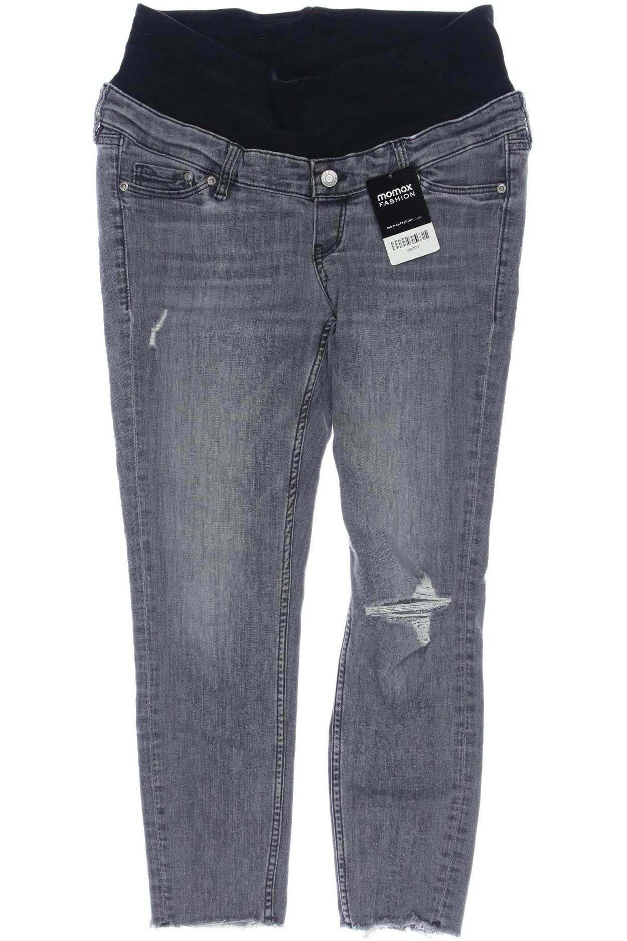 

H&M Mama Damen Jeans, grau, Gr. 0