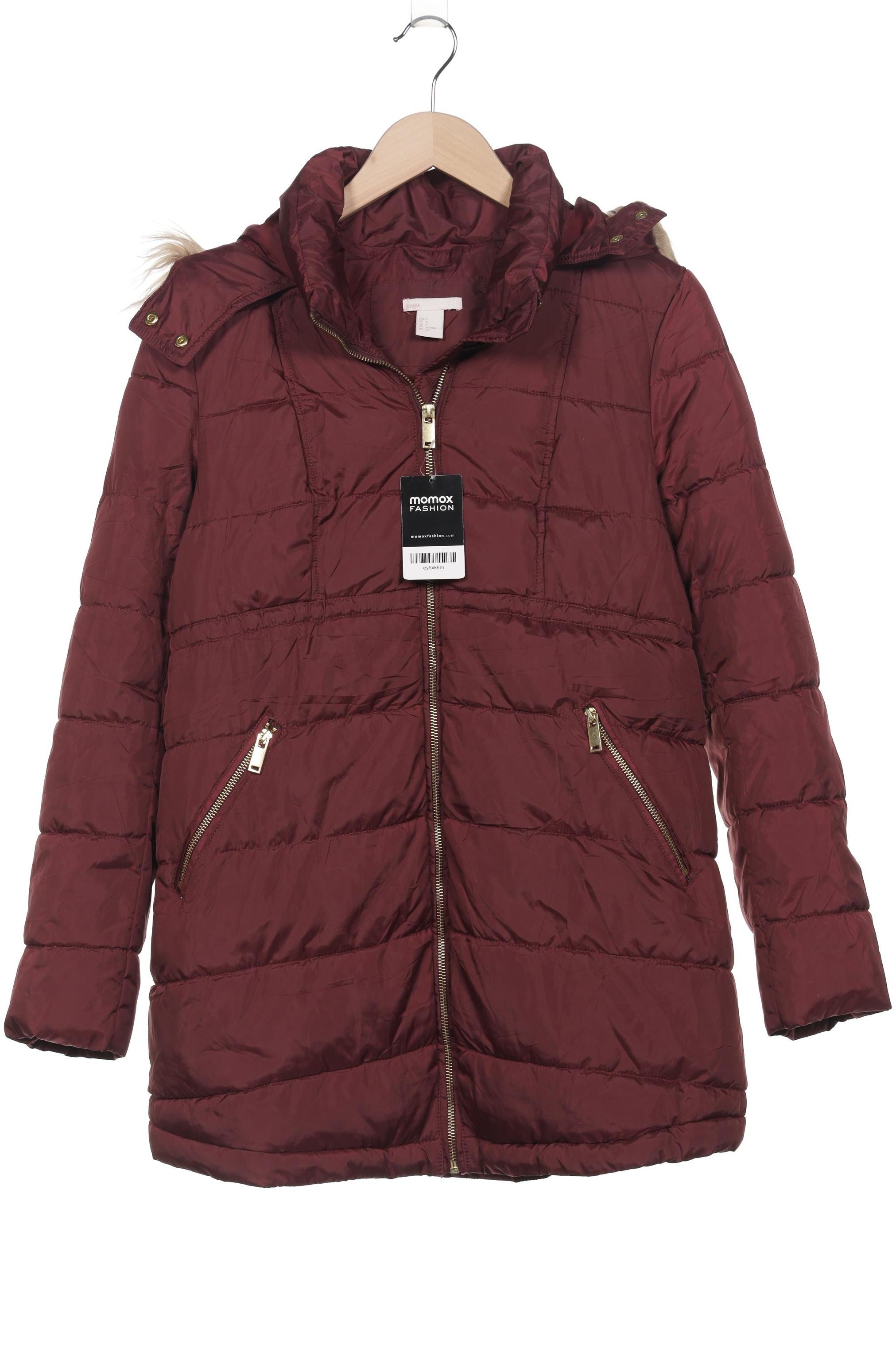 

H&M Mama Damen Mantel, bordeaux, Gr. 36