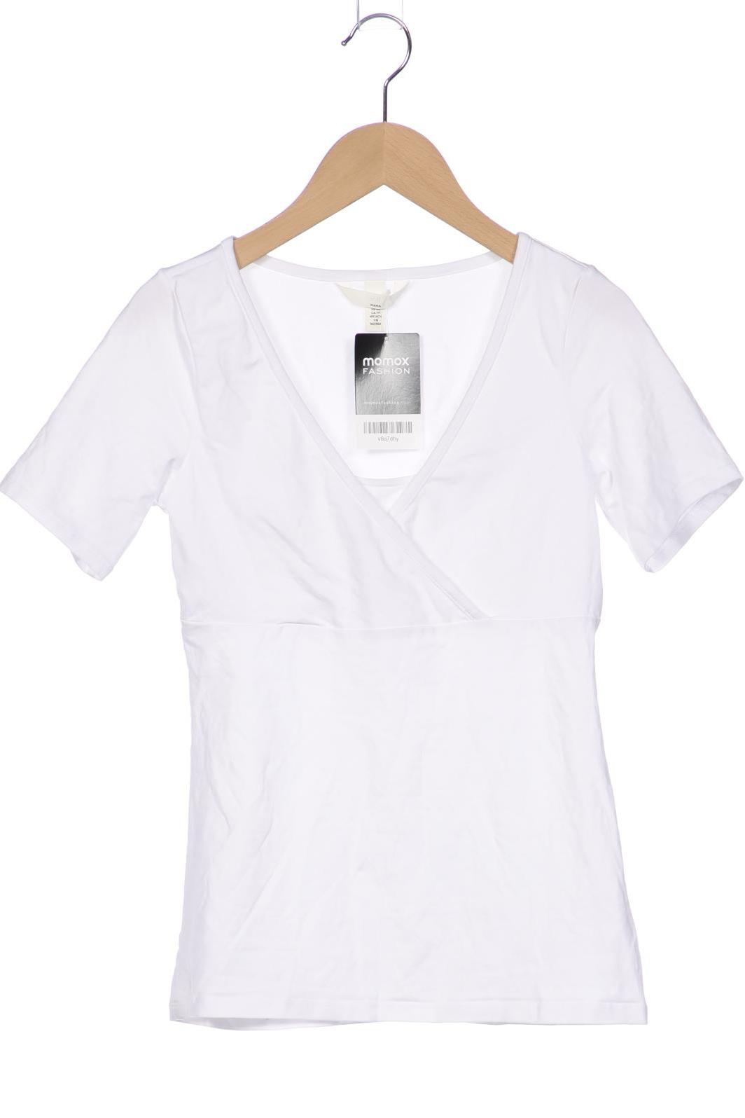 

H&M Mama Damen T-Shirt, weiß, Gr. 34