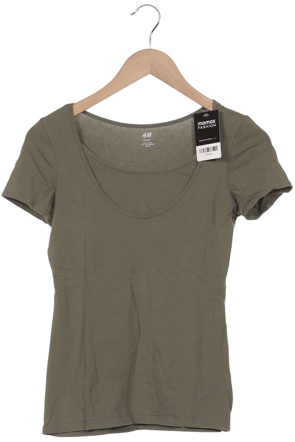 

H&M Mama Damen T-Shirt, grün, Gr. 36
