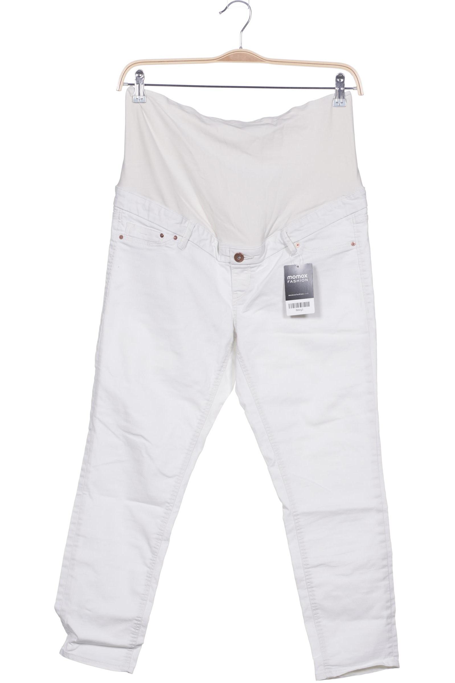 

H&M Mama Damen Jeans, weiß, Gr. 42
