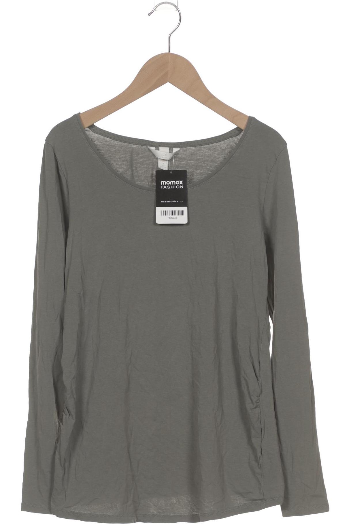 

H&M Mama Damen Langarmshirt, grün, Gr. 38