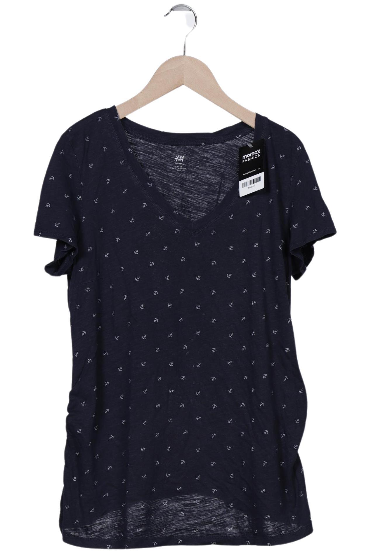 

H&M Mama Damen T-Shirt, marineblau, Gr. 42