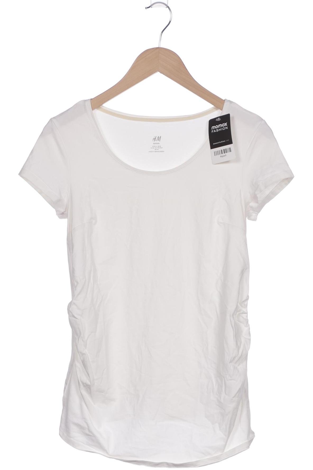 

H&M Mama Damen T-Shirt, cremeweiß, Gr. 38