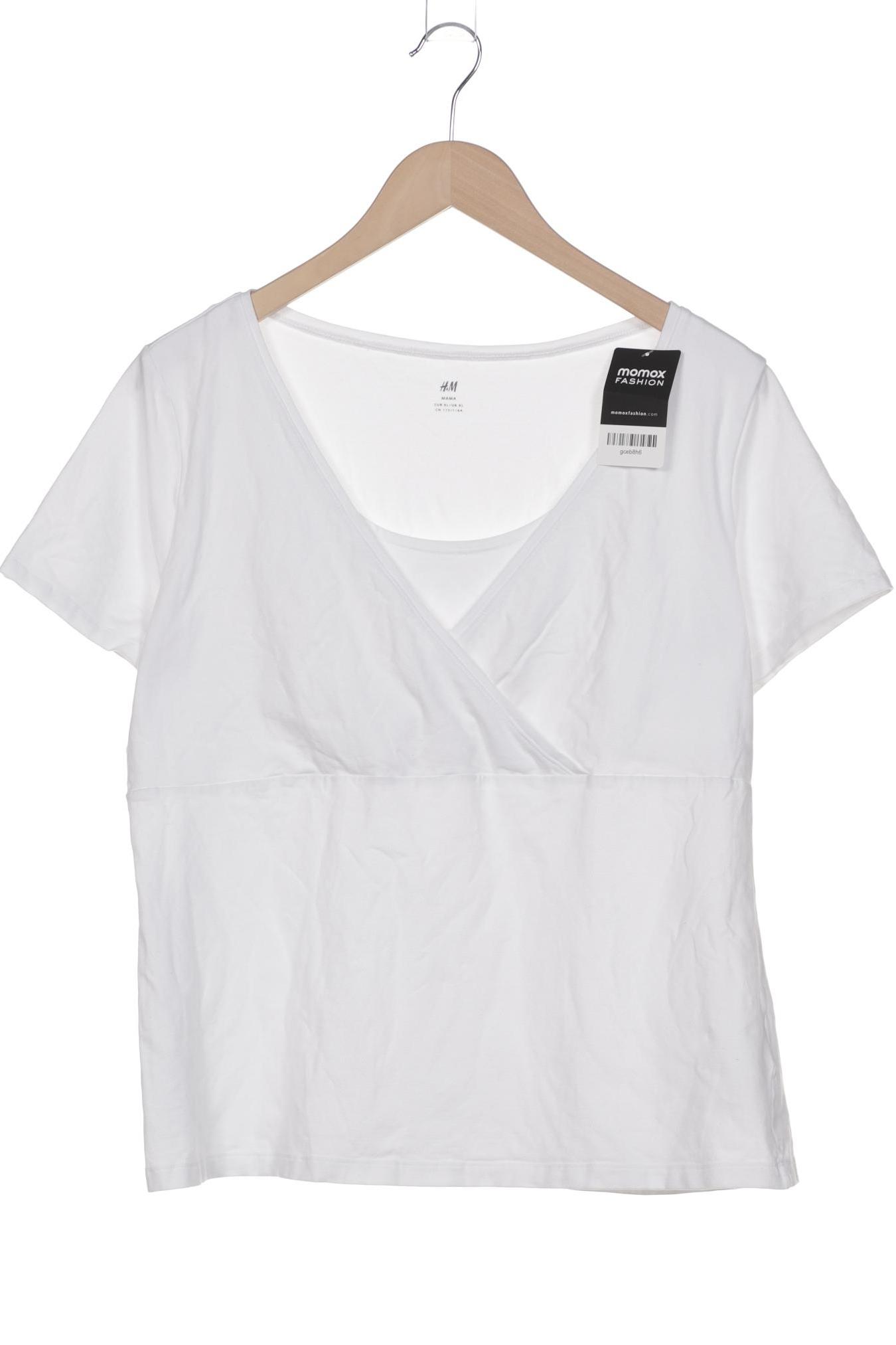 

H&M Mama Damen T-Shirt, weiß, Gr. 44