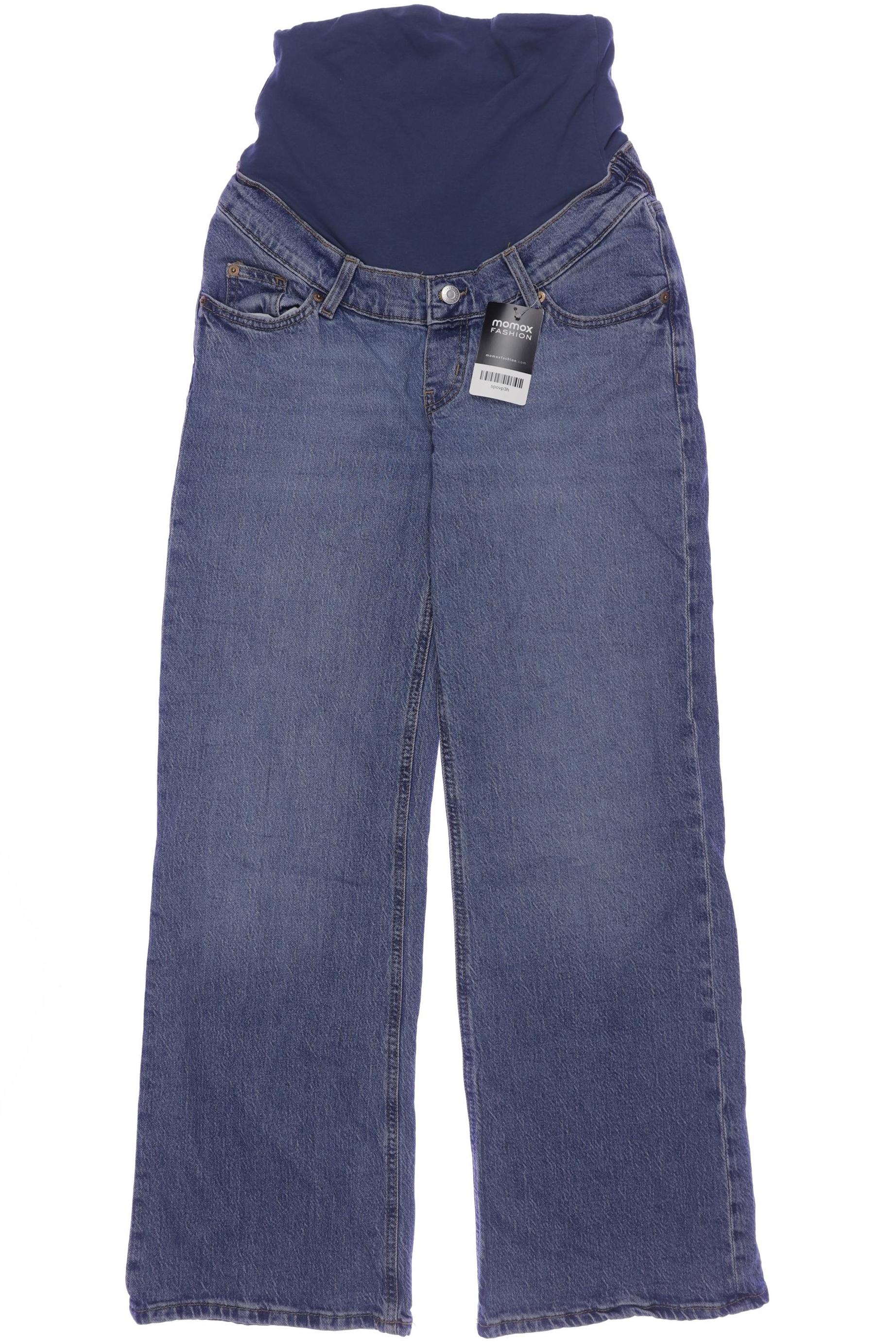 

H&M Mama Damen Jeans, blau, Gr. 0