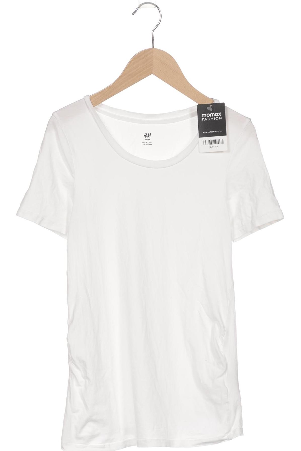 

H&M Mama Damen T-Shirt, weiß, Gr. 36