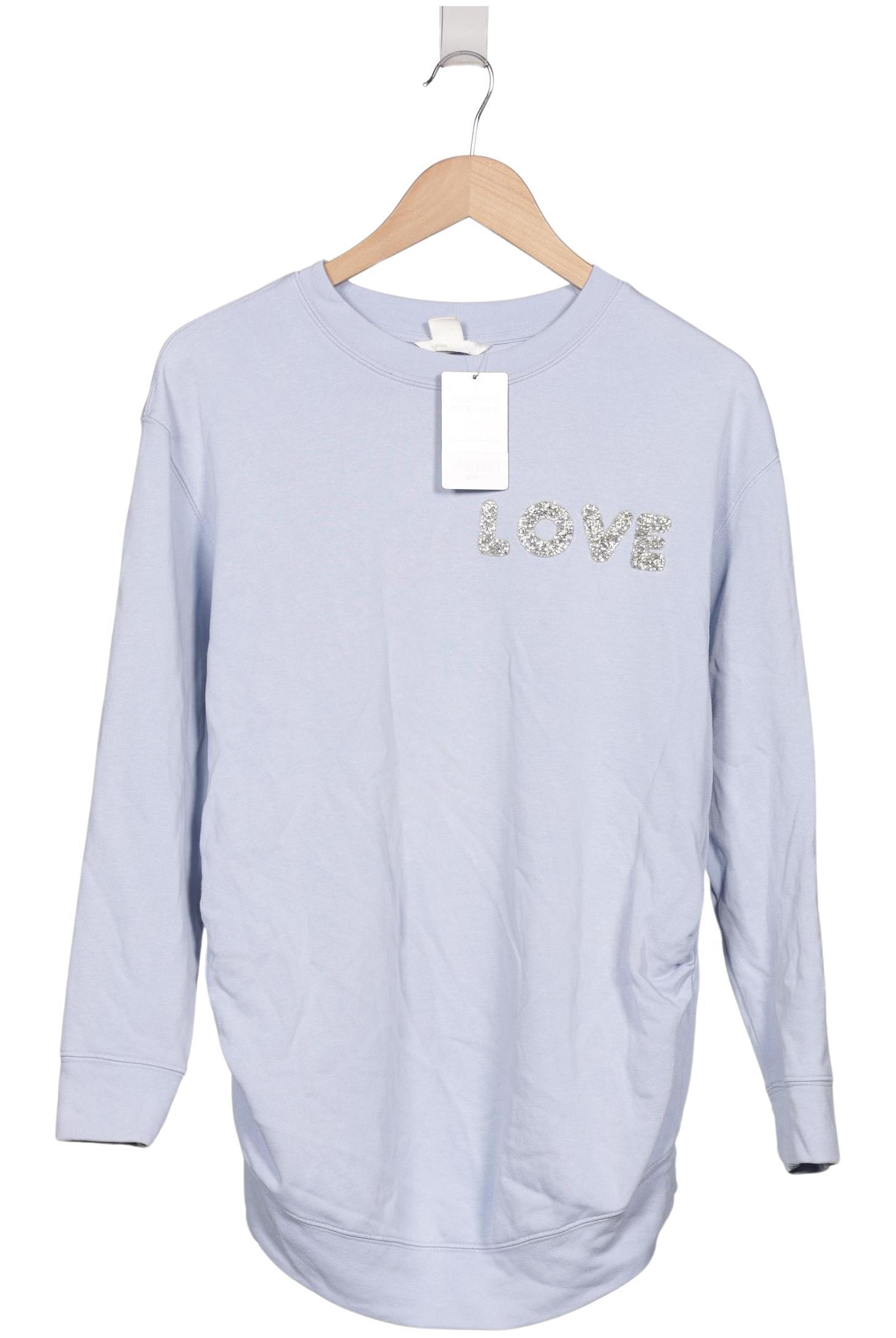 

H&M Mama Damen Sweatshirt, hellblau, Gr. 38