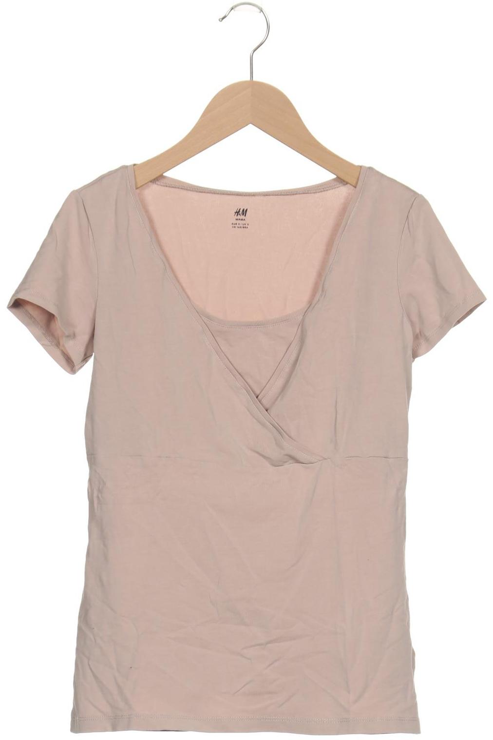 

H&M Mama Damen T-Shirt, beige, Gr. 36