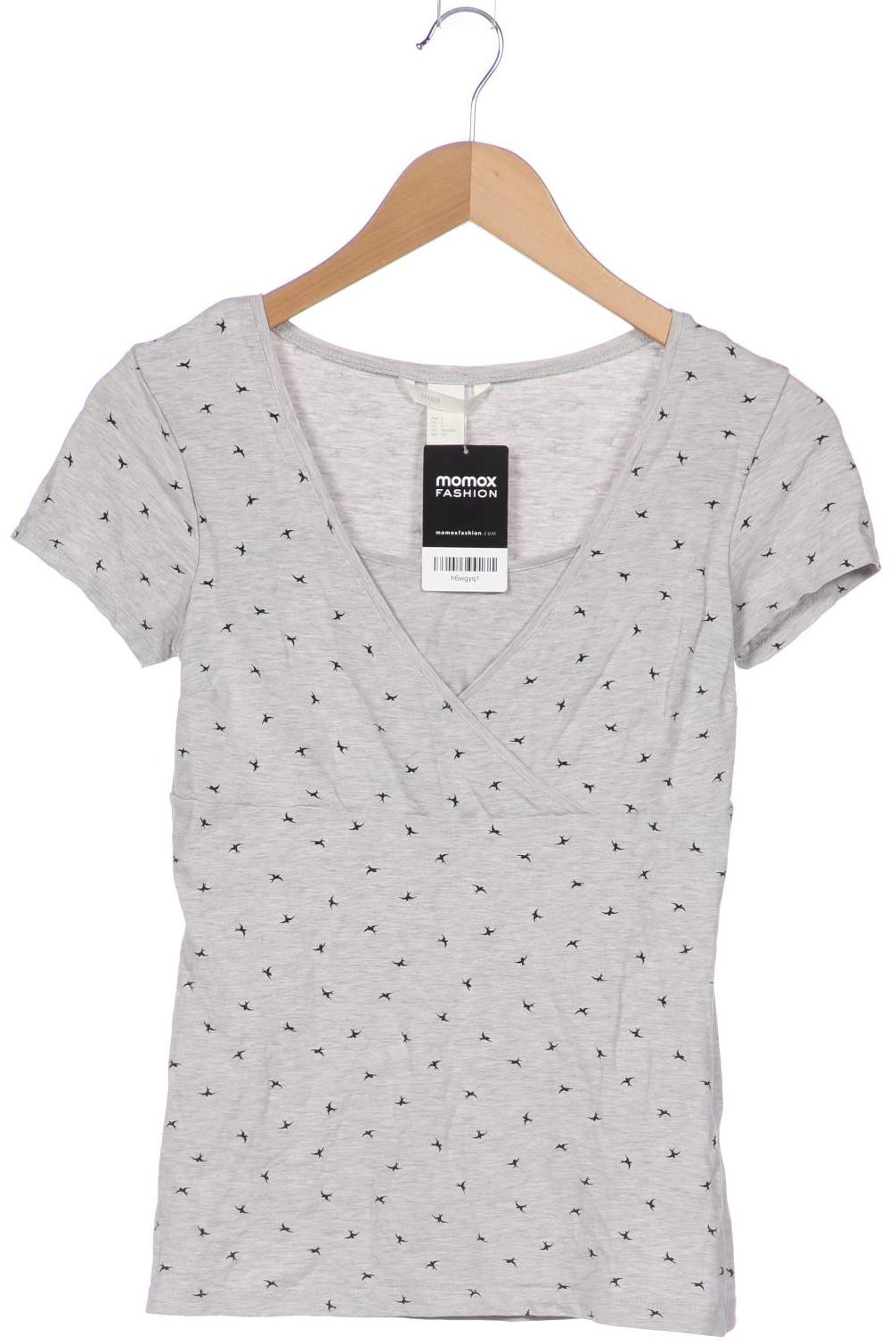 

H&M Mama Damen T-Shirt, grau, Gr. 36