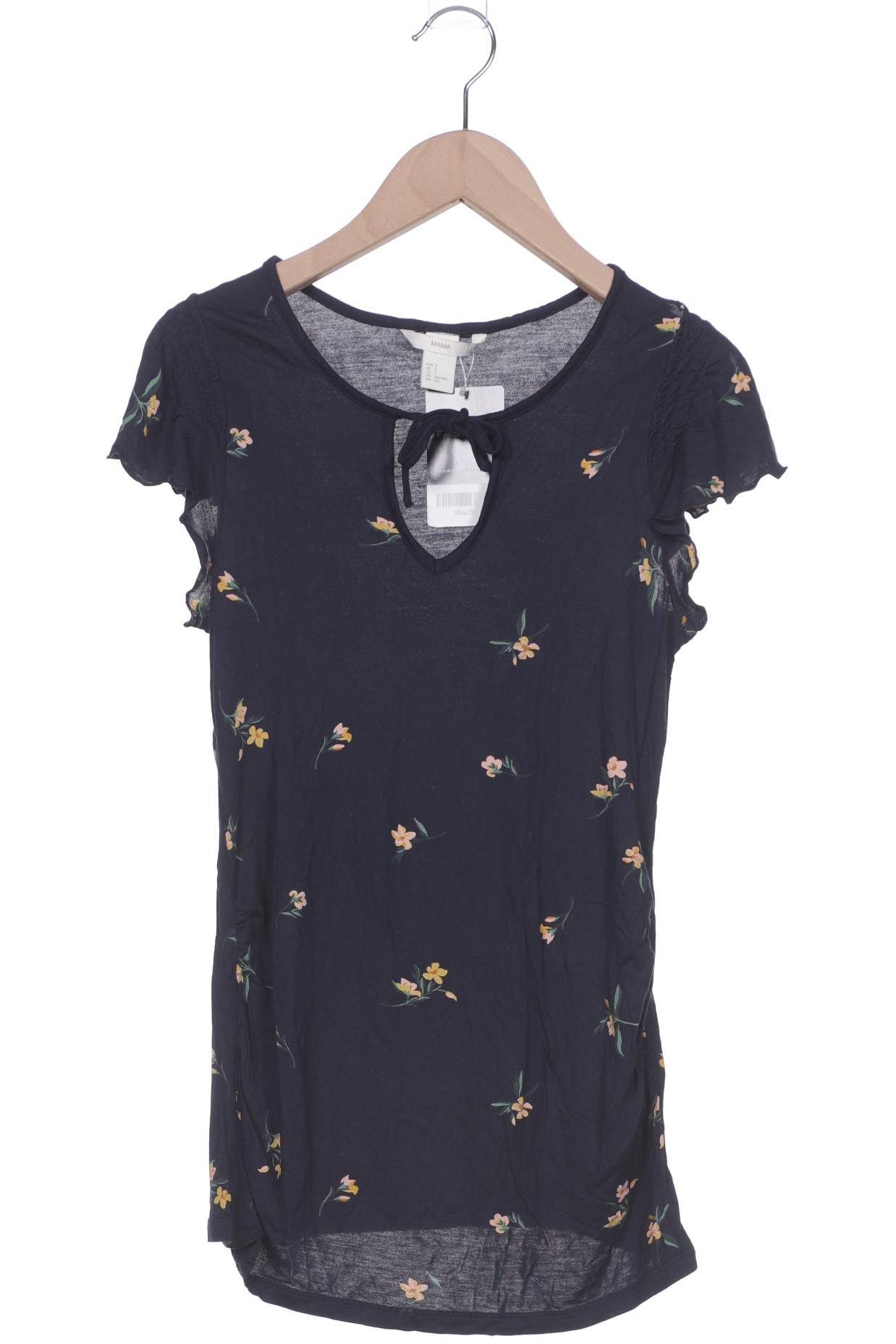

H&M Mama Damen T-Shirt, marineblau, Gr. 36