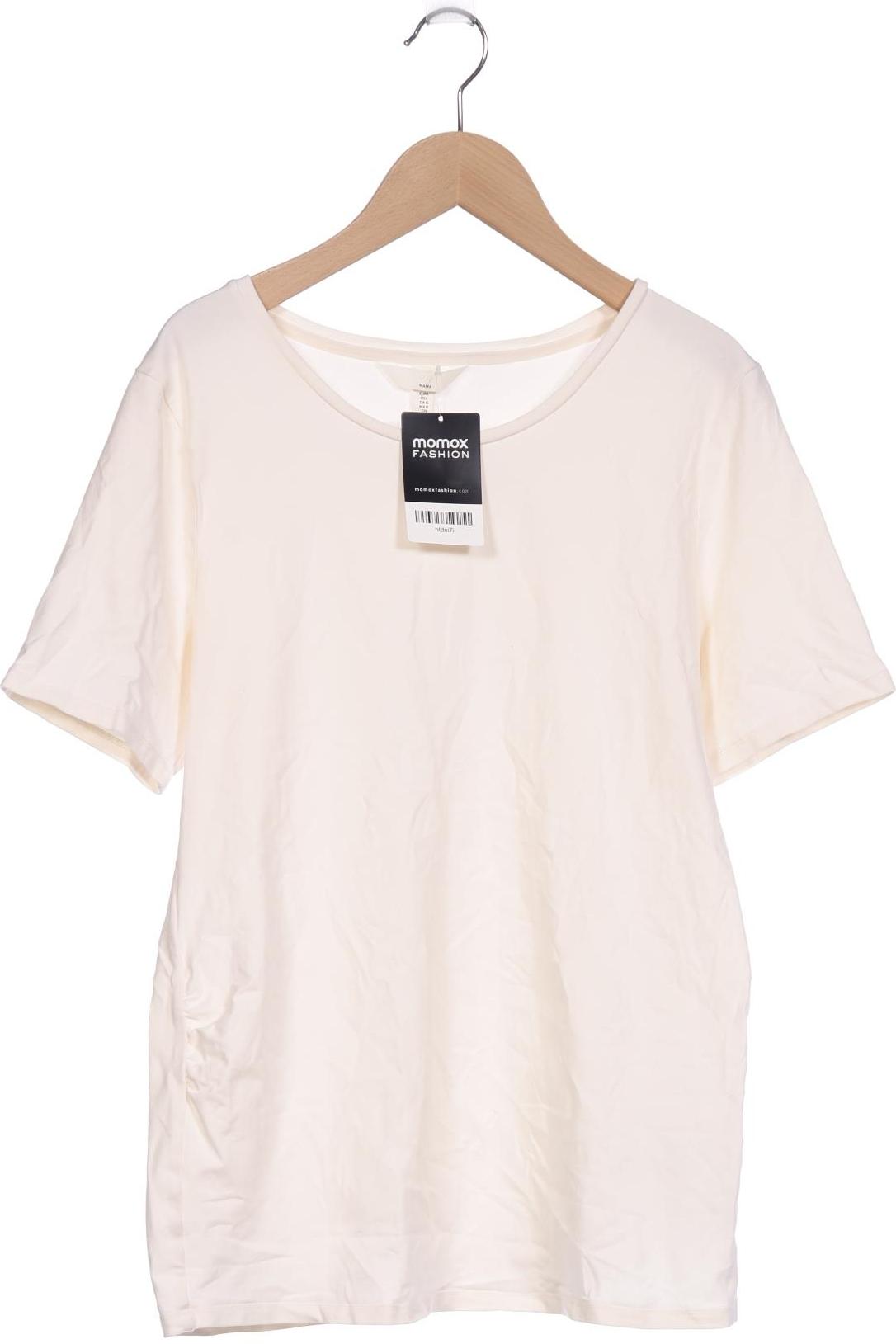 

H&M Mama Damen T-Shirt, cremeweiß, Gr. 42