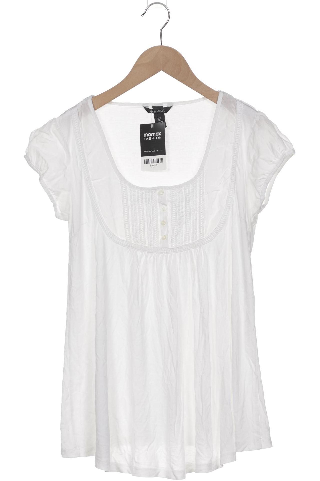 

H&M Mama Damen T-Shirt, weiß, Gr. 36