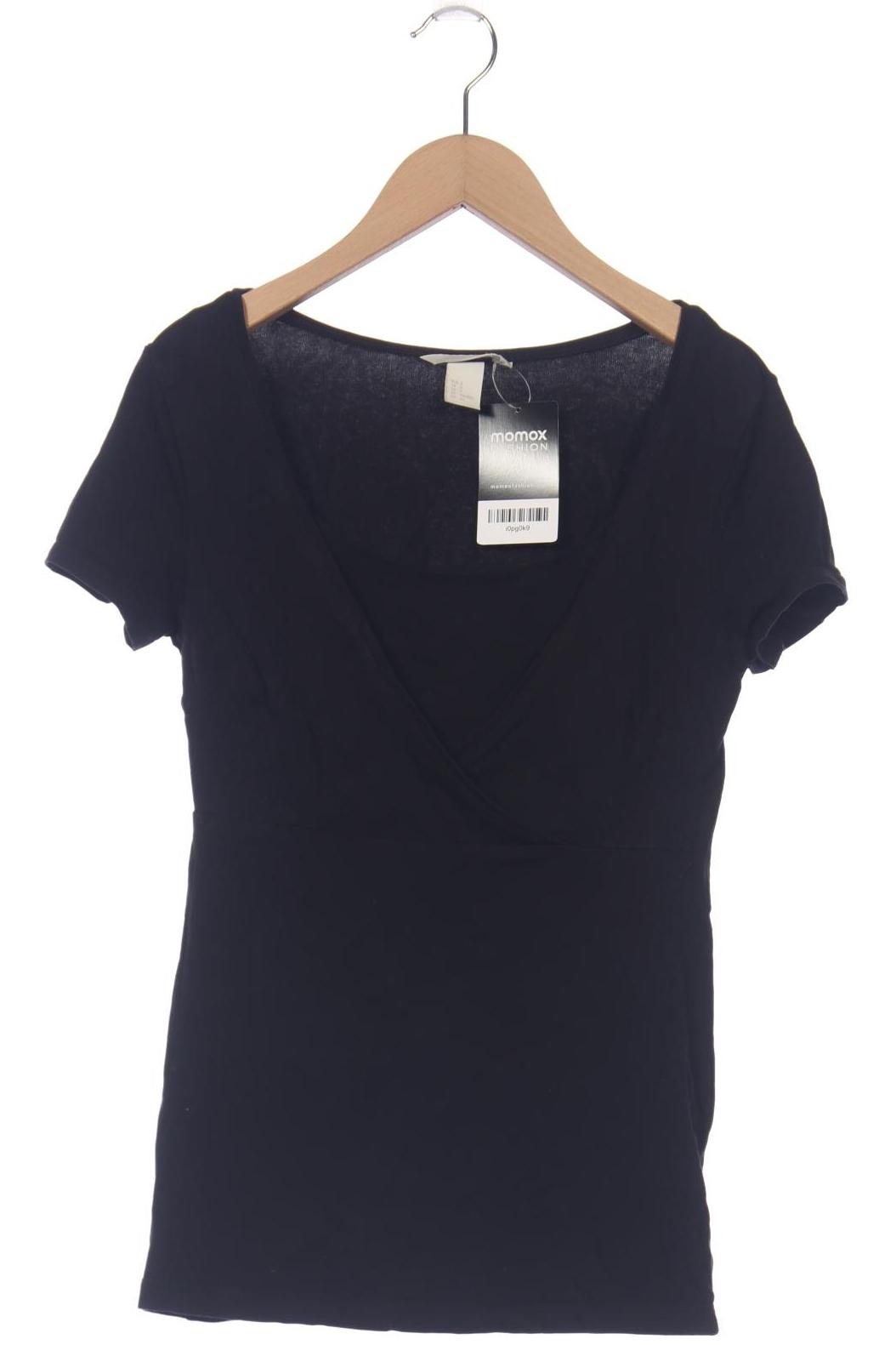 

H&M Mama Damen T-Shirt, schwarz, Gr. 36