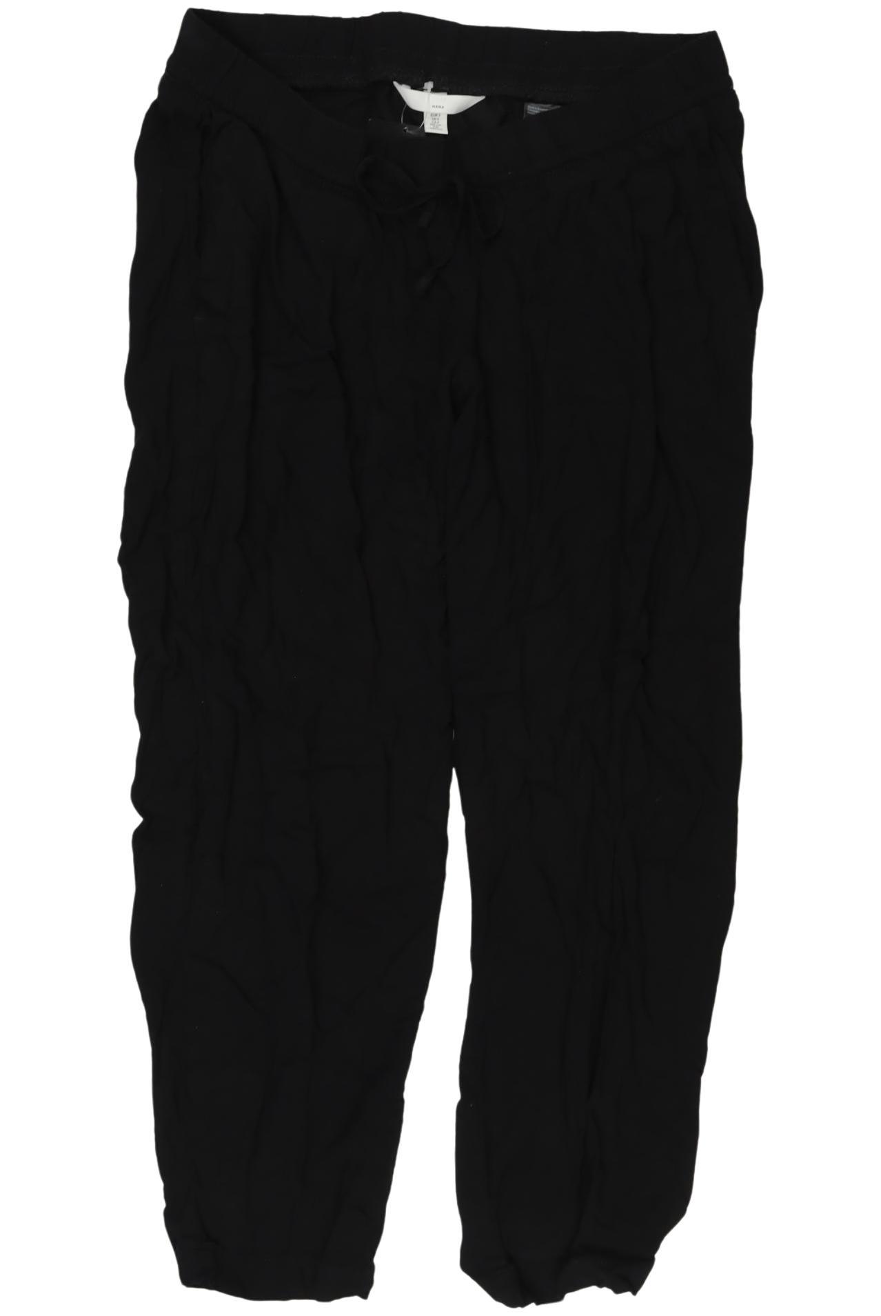 

H&M Mama Damen Stoffhose, schwarz, Gr. 0