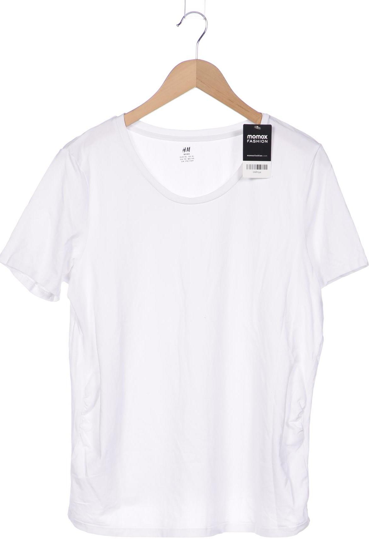 

H&M Mama Damen T-Shirt, weiß, Gr. 44