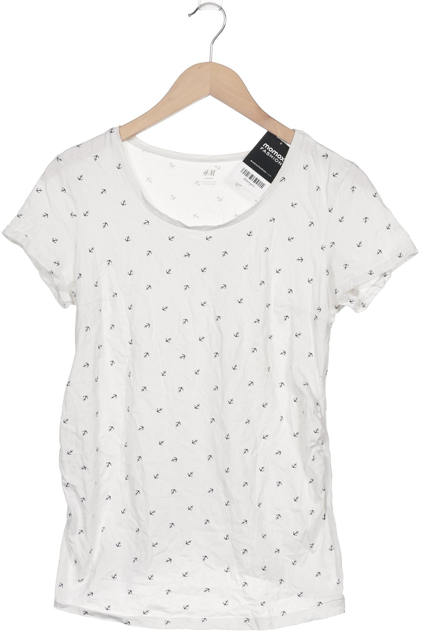 

H&M Mama Damen T-Shirt, weiß, Gr. 38