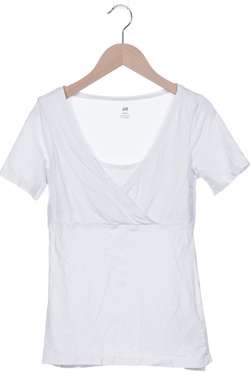 

H&M Mama Damen T-Shirt, weiß, Gr. 34
