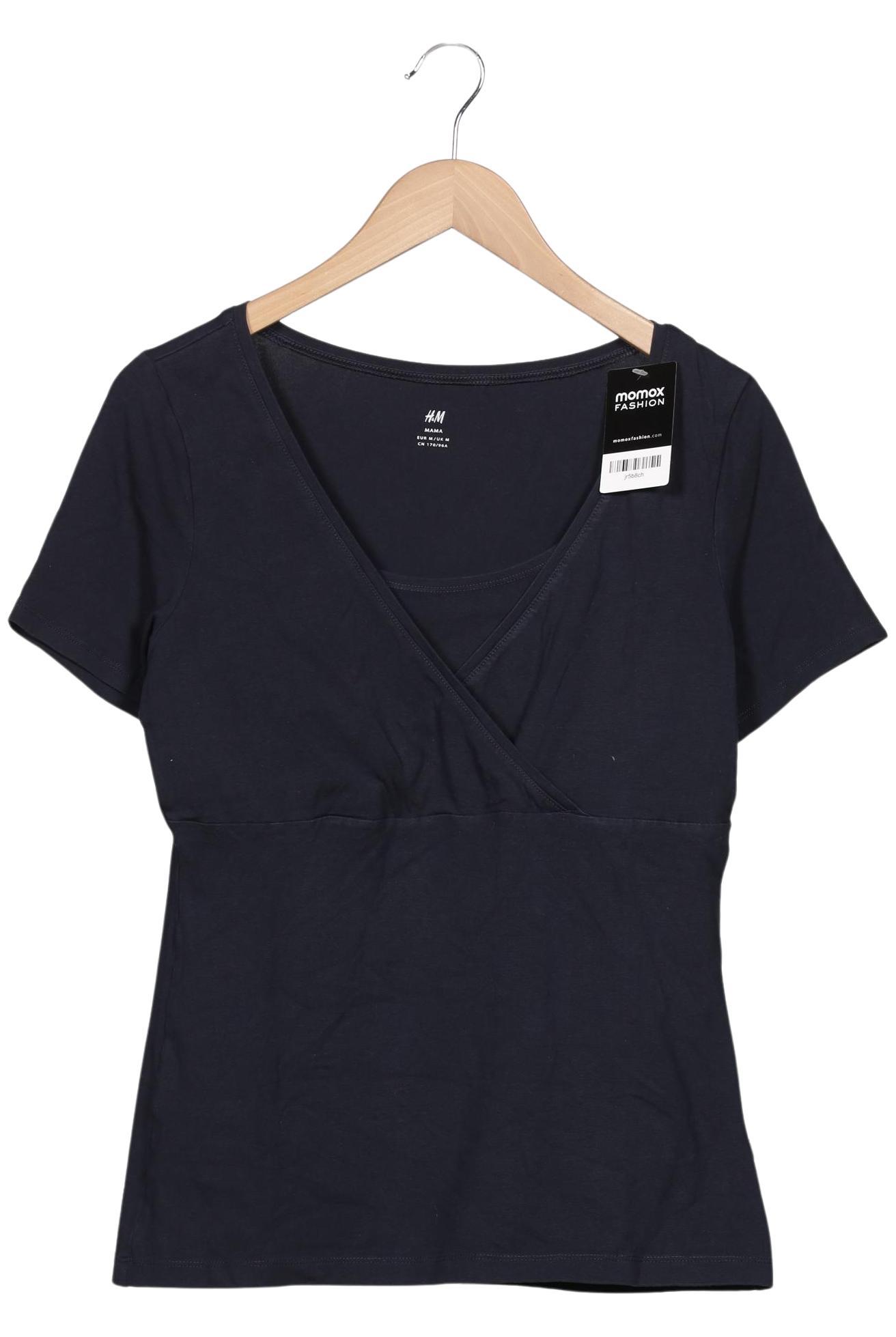 

H&M Mama Damen T-Shirt, marineblau, Gr. 38