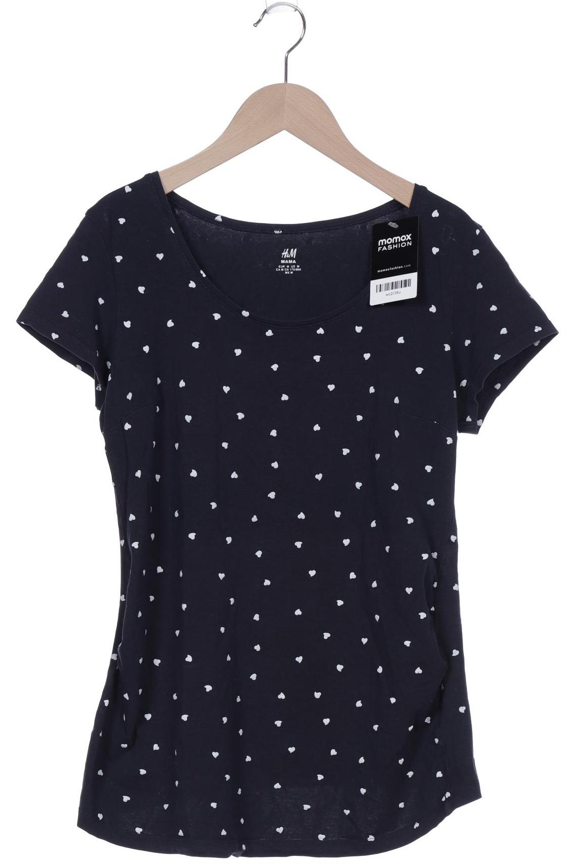 

H&M Mama Damen T-Shirt, marineblau, Gr. 38