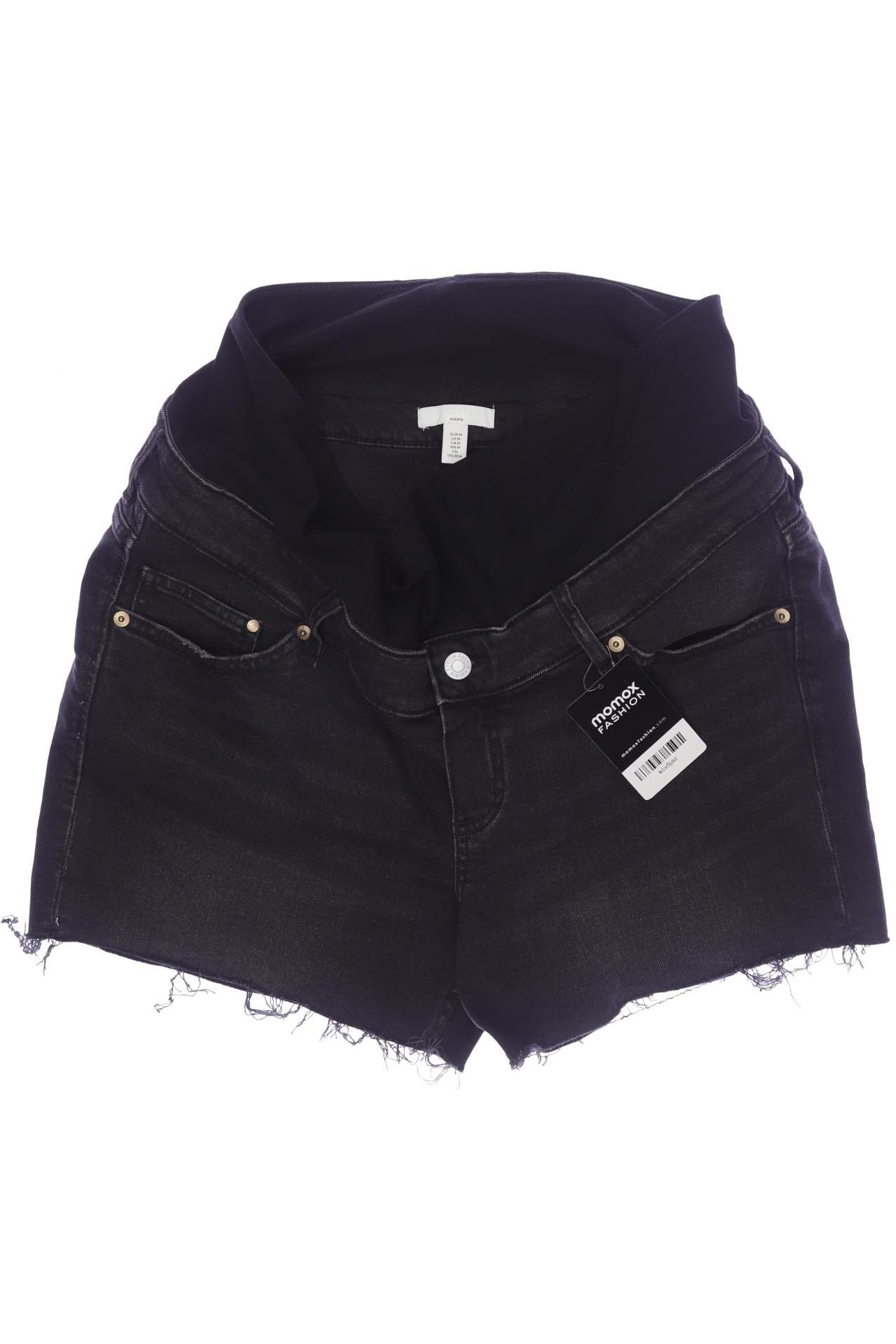 

H&M Mama Damen Shorts, schwarz, Gr. 38
