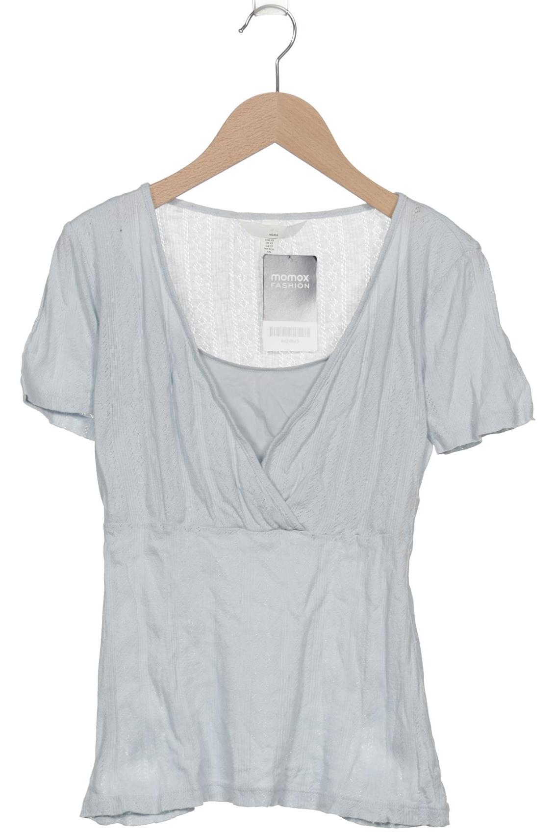 

H&M Mama Damen T-Shirt, hellblau, Gr. 34