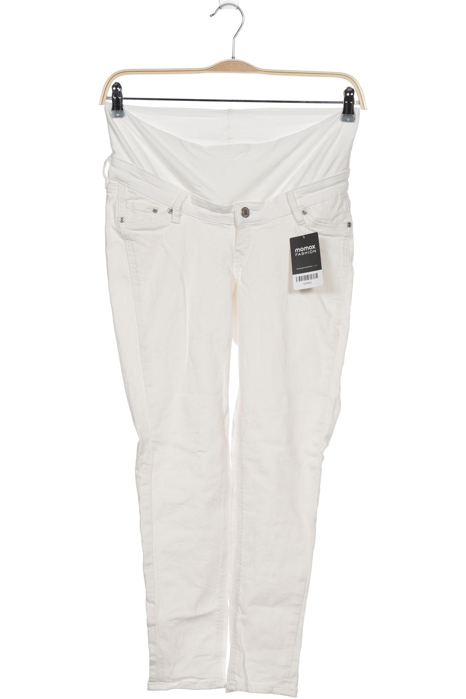

H&M Mama Damen Jeans, weiß, Gr. 36