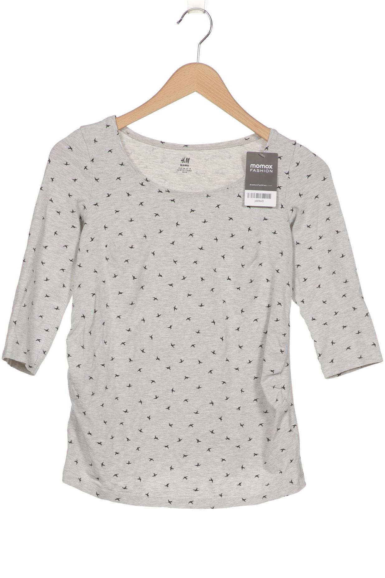 

H&M Mama Damen Langarmshirt, grau