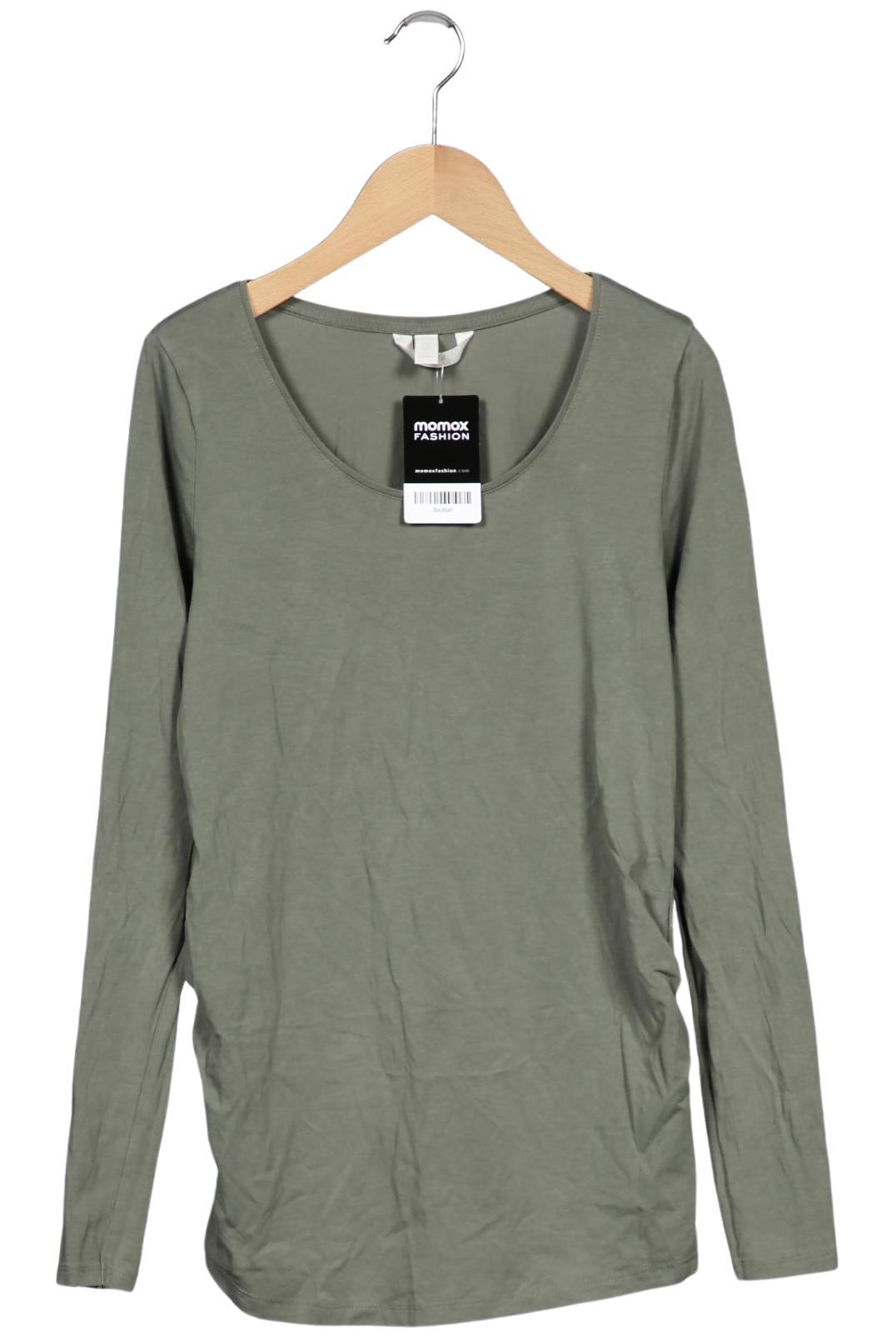 

H&M Mama Damen Langarmshirt, grün, Gr. 38
