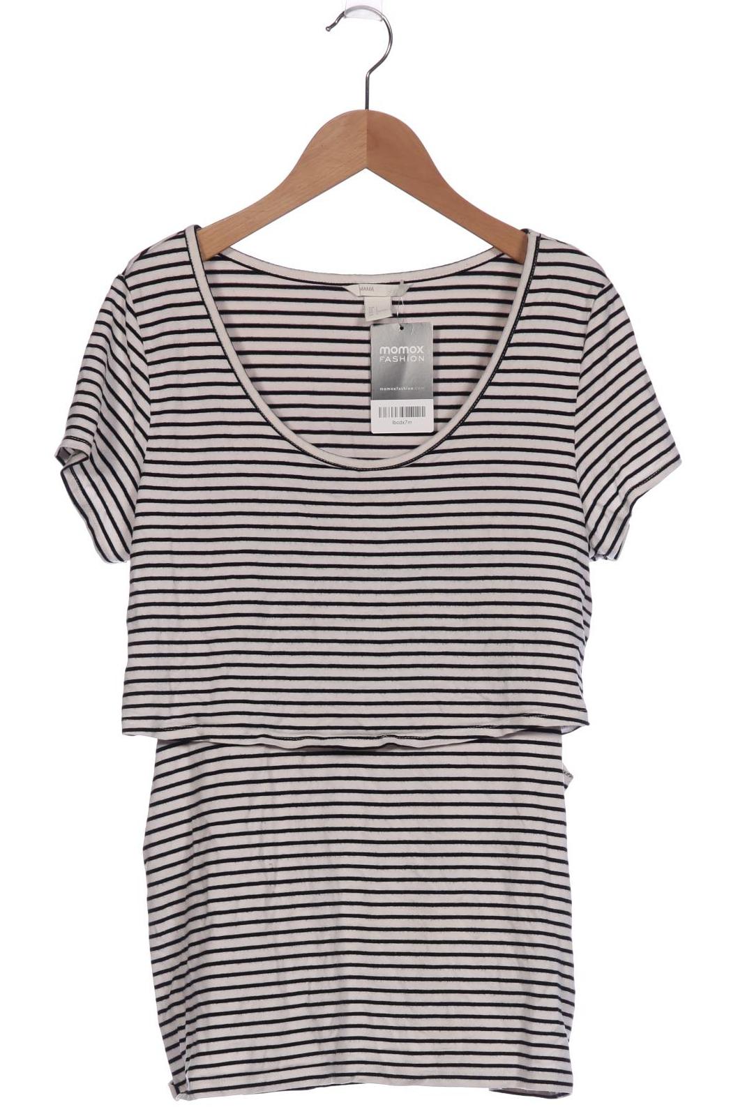 

H&M Mama Damen T-Shirt, weiß, Gr. 42