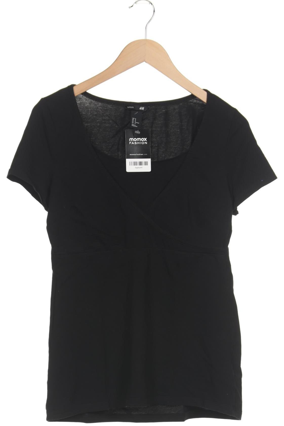 

H&M Mama Damen T-Shirt, schwarz, Gr. 38