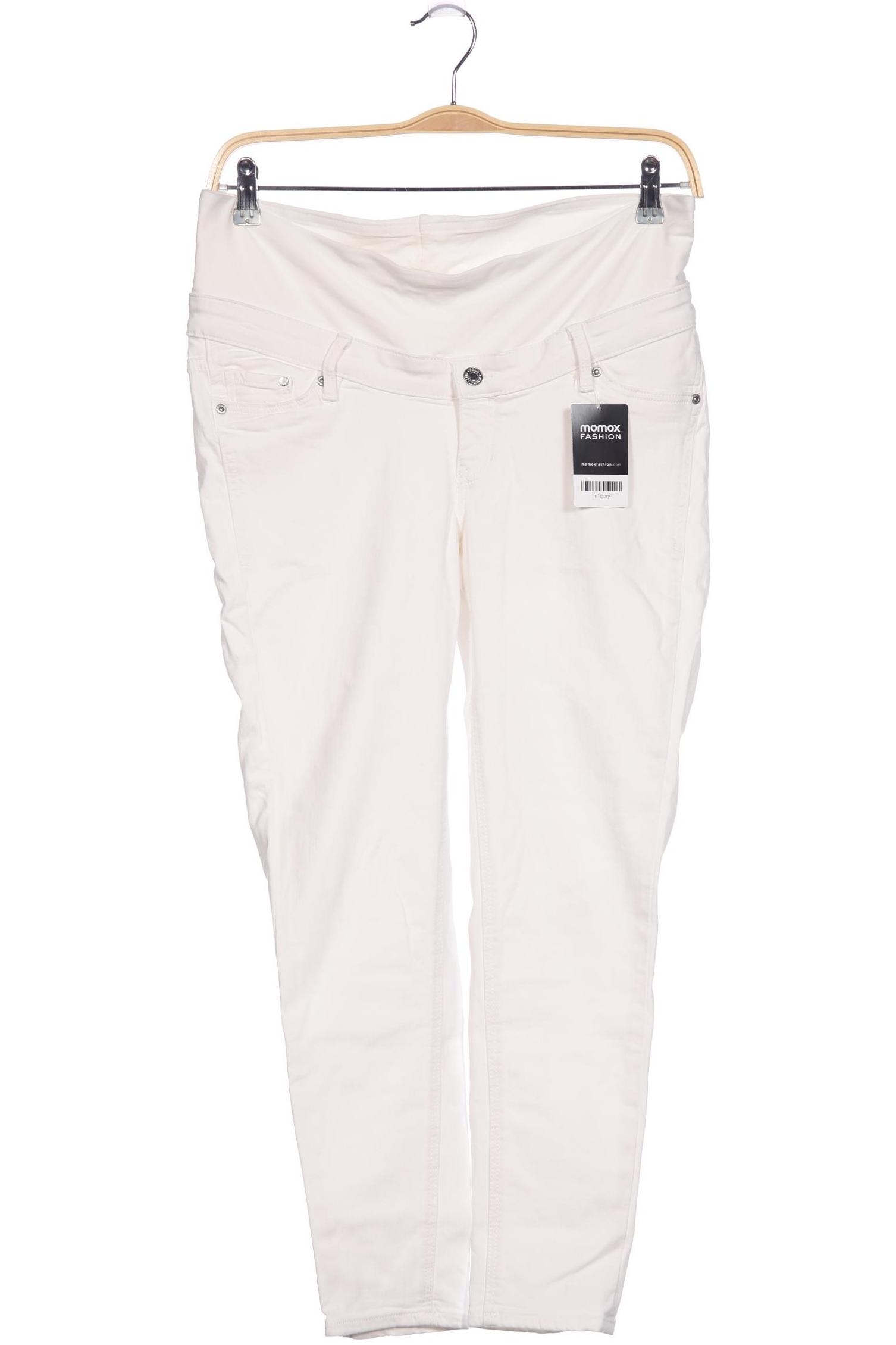 

H&M Mama Damen Jeans, weiß, Gr. 0