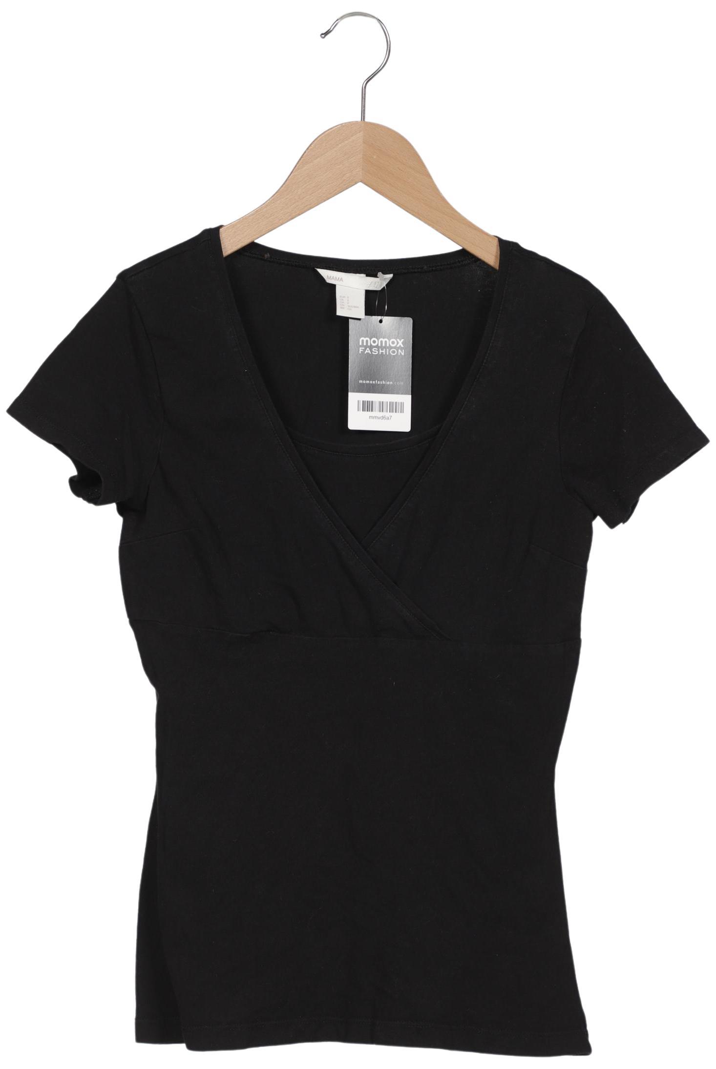 

H&M Mama Damen T-Shirt, schwarz, Gr. 36