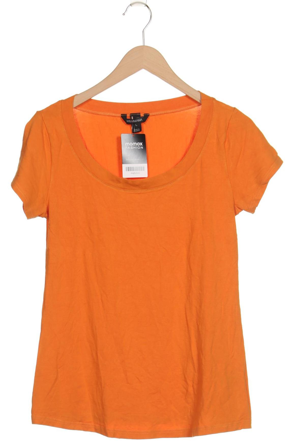 

H&M Mama Damen T-Shirt, orange, Gr. 42
