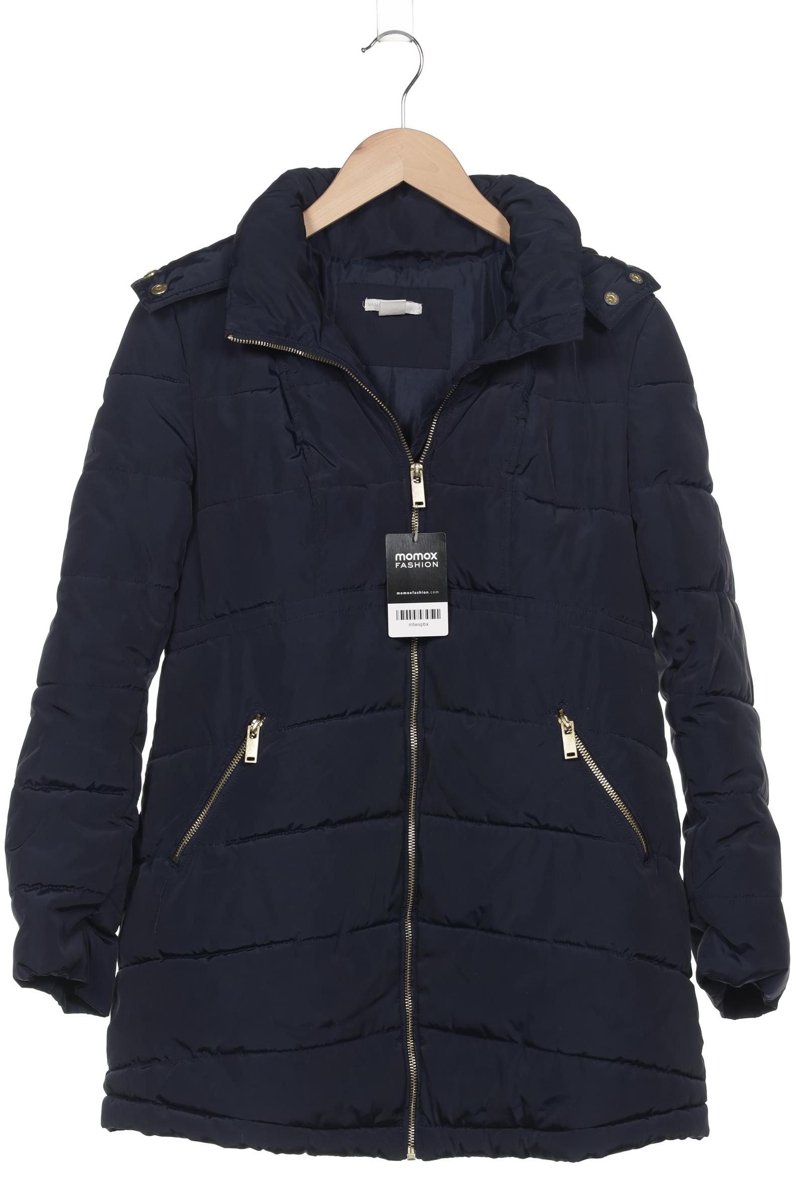 

H&M Mama Damen Mantel, marineblau, Gr. 36