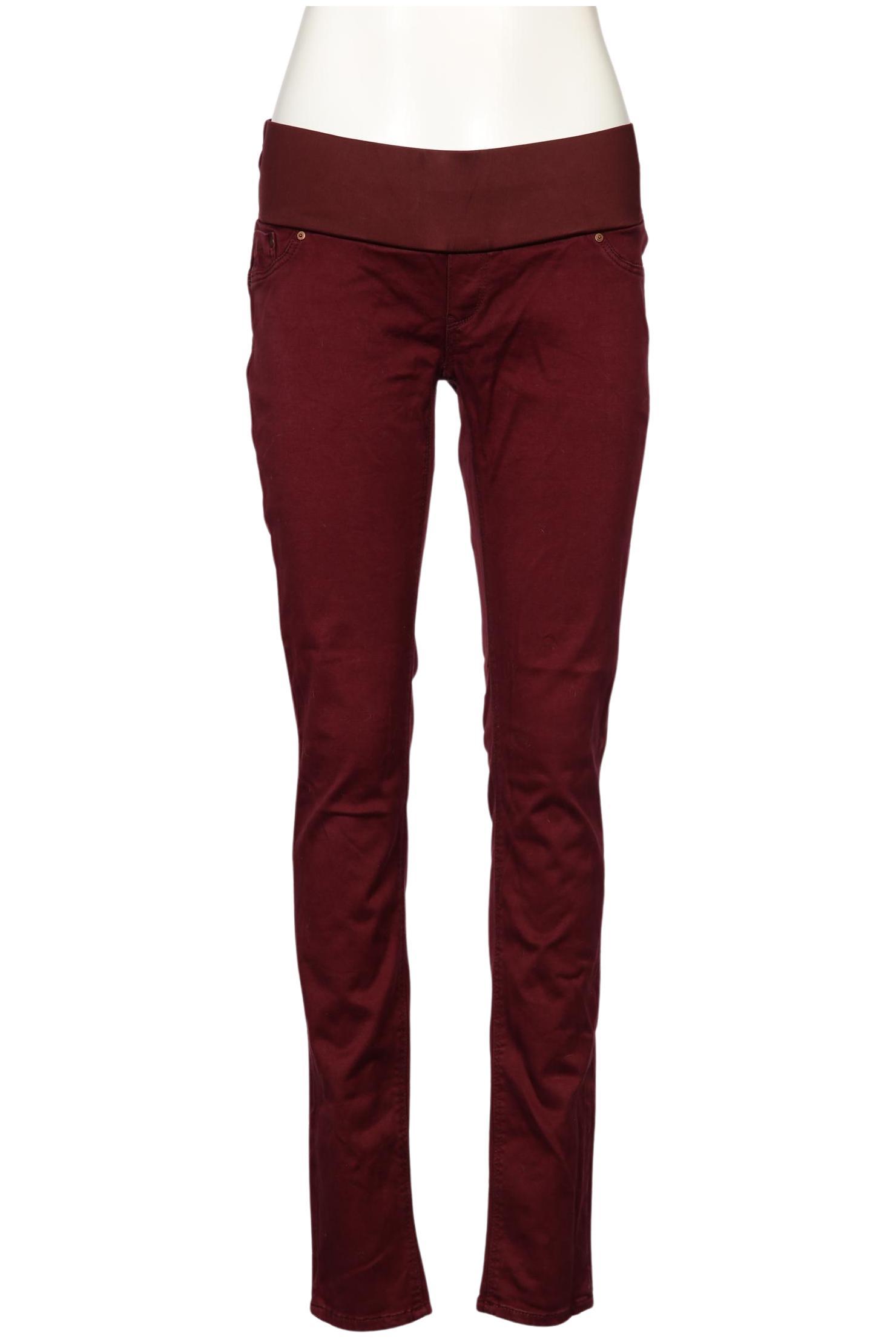 

H&M Mama Damen Jeans, bordeaux, Gr. 42