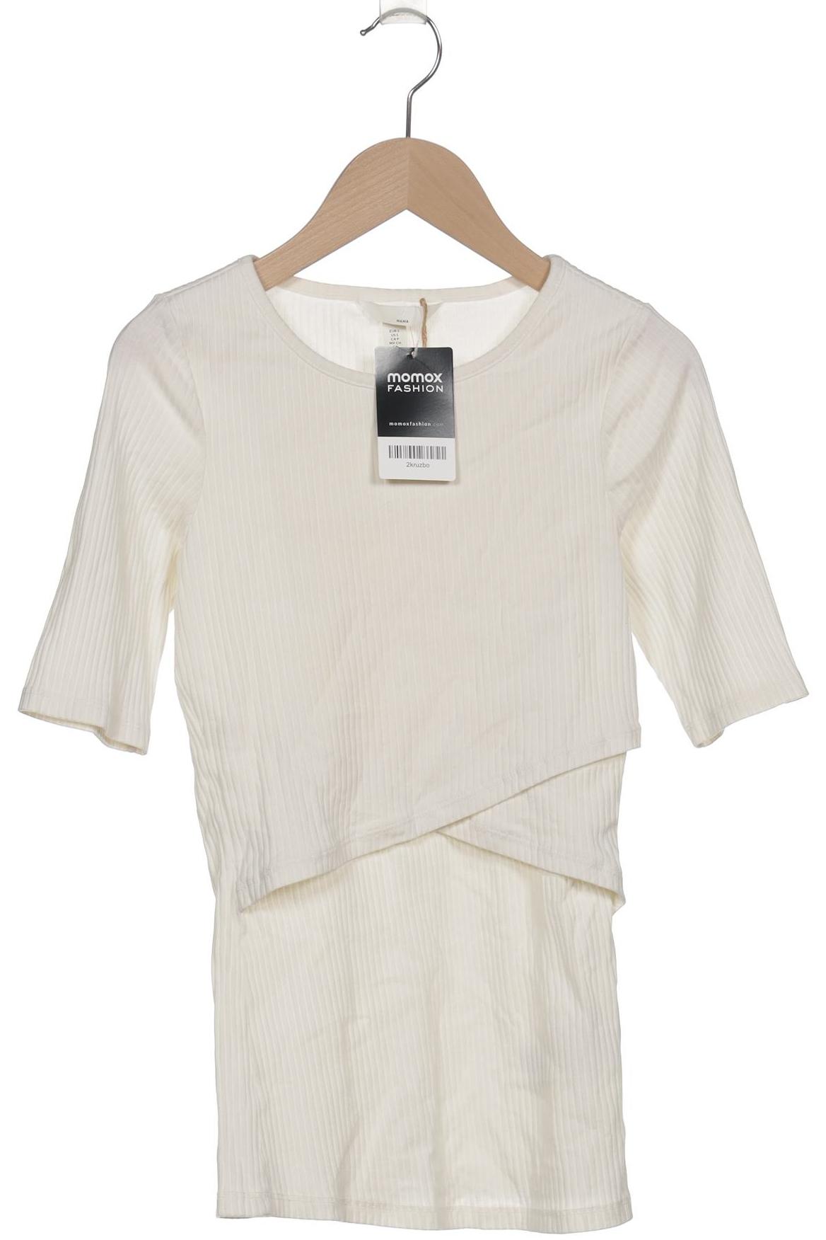 

H&M Mama Damen T-Shirt, weiß, Gr. 36