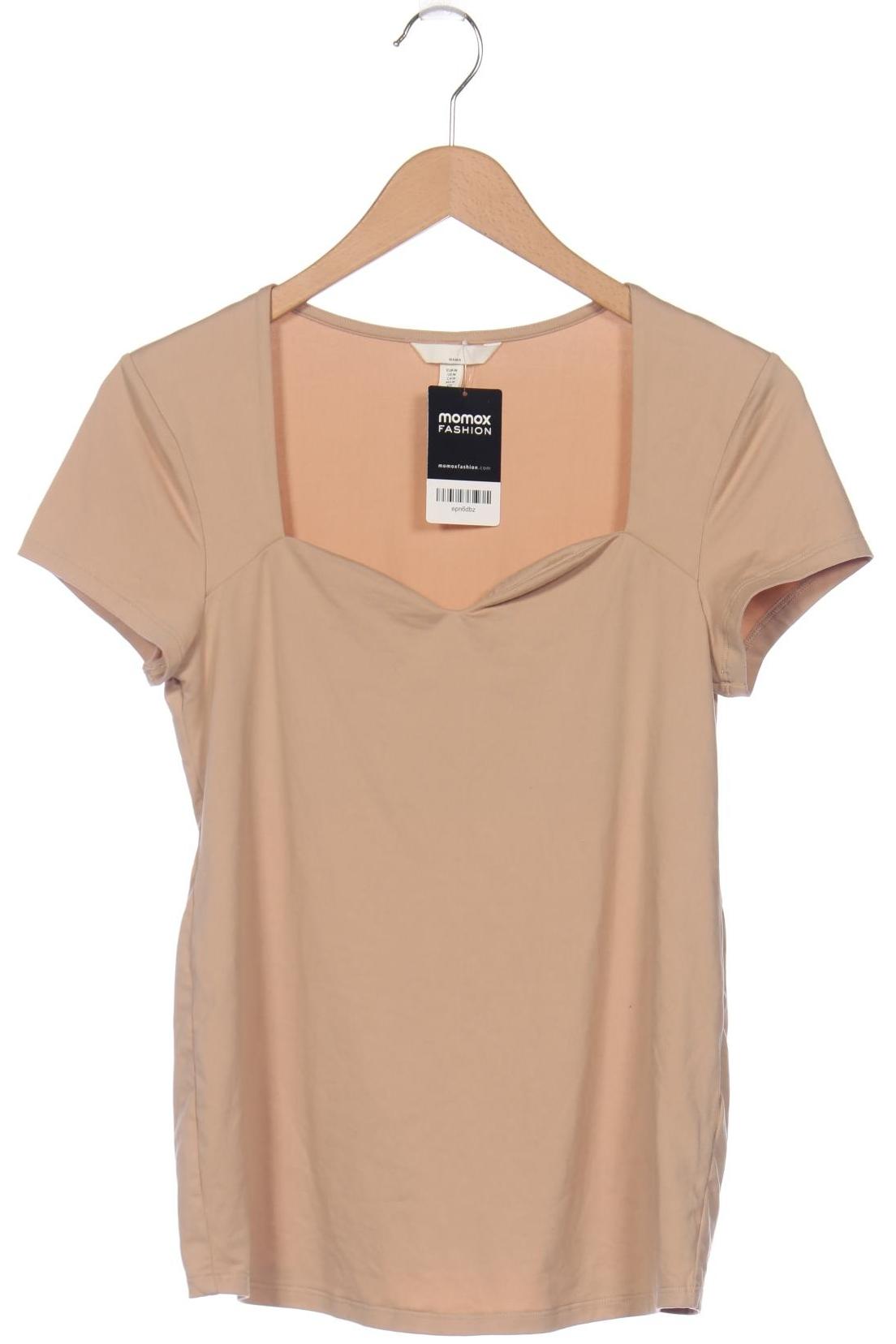 

H&M Mama Damen T-Shirt, beige, Gr. 38