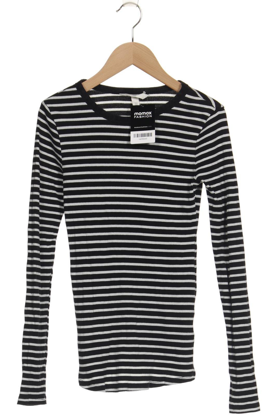 

H&M Mama Damen Langarmshirt, schwarz, Gr. 36