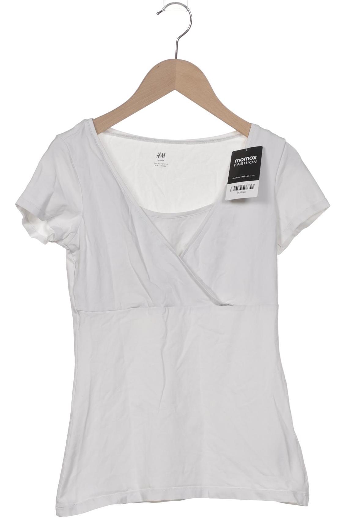 

H&M Mama Damen T-Shirt, weiß, Gr. 34