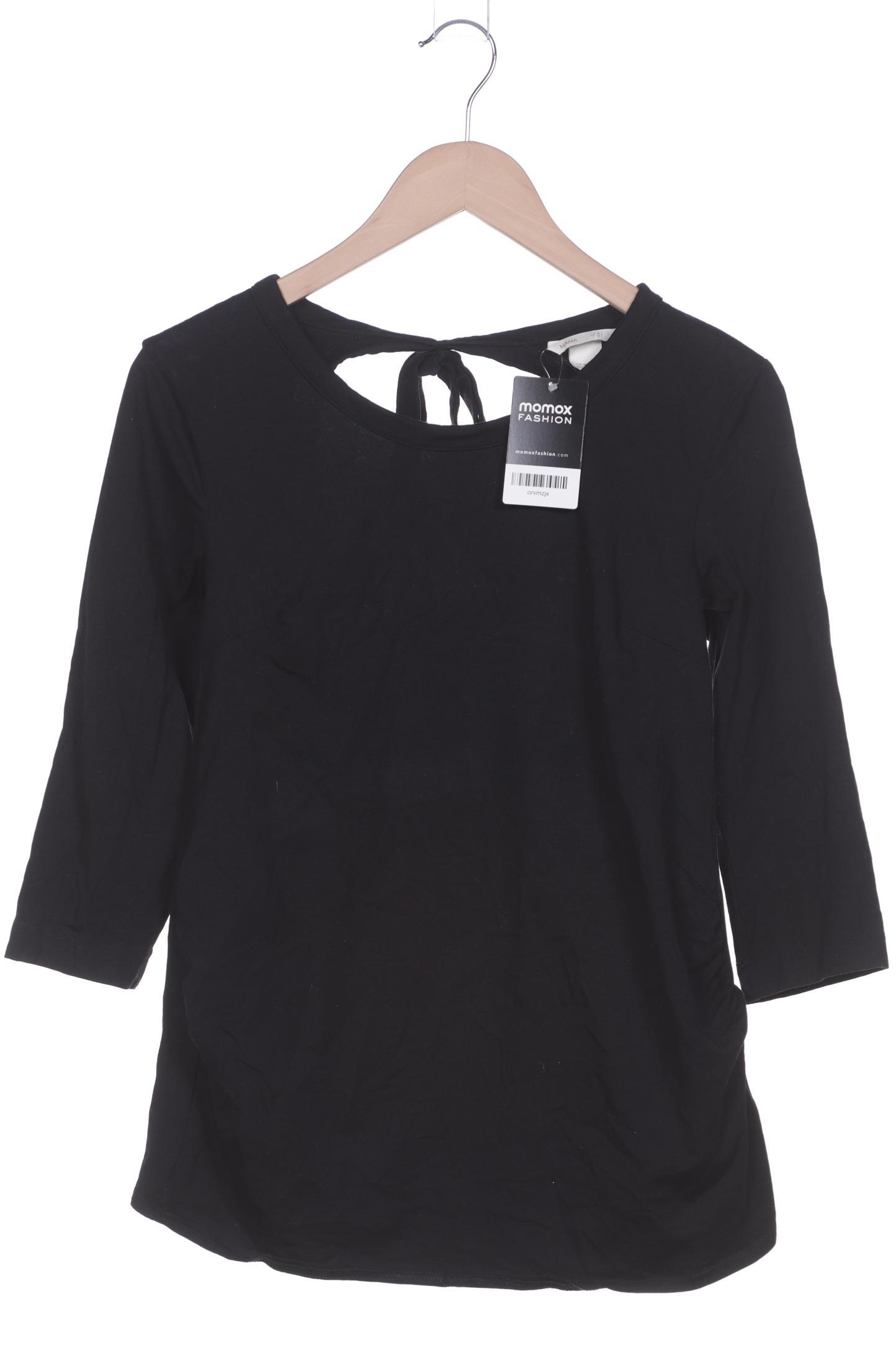 

H&M Mama Damen Langarmshirt, schwarz, Gr. 38