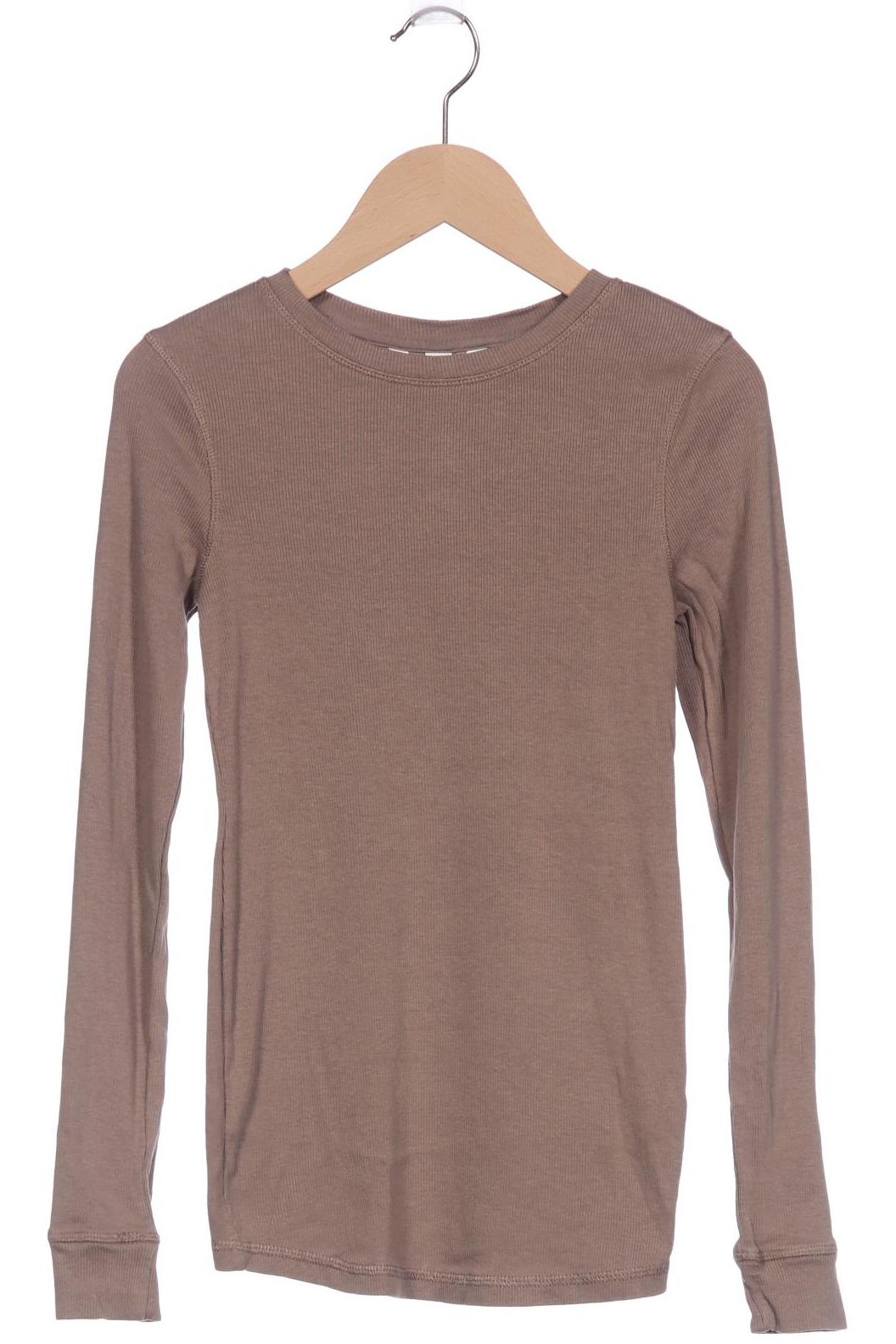 

H&M Mama Damen Langarmshirt, beige, Gr. 34