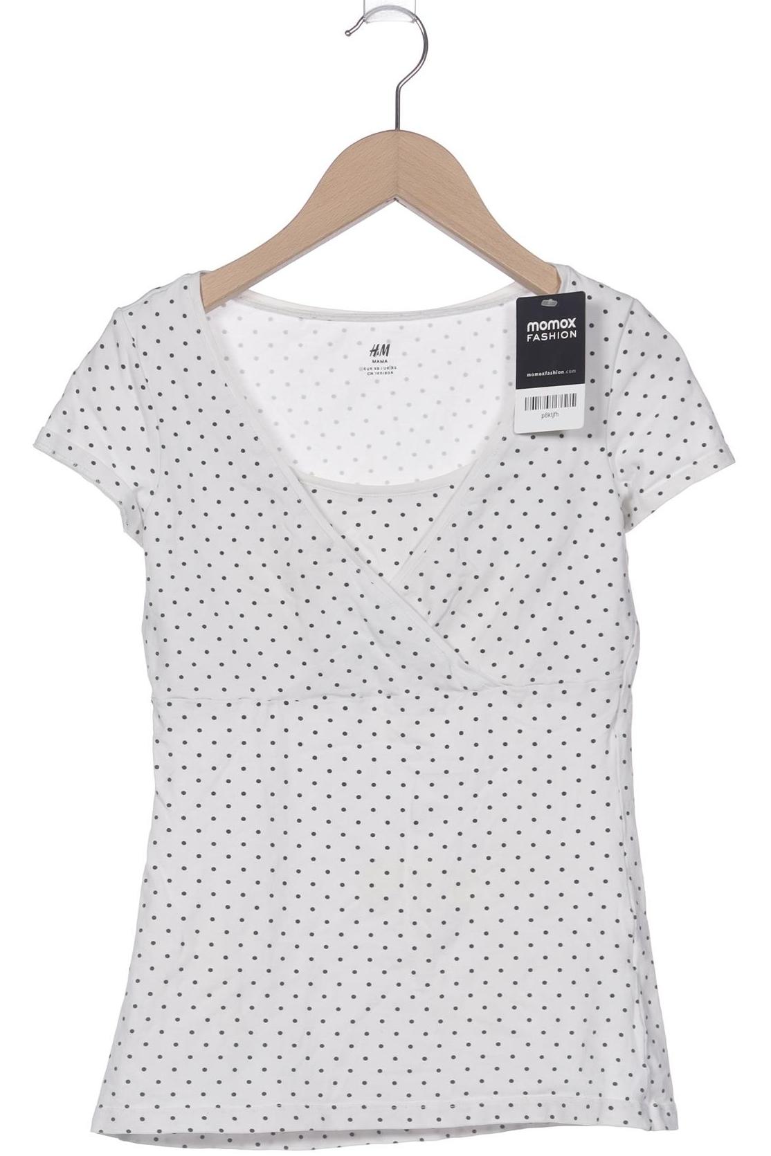 

H&M Mama Damen T-Shirt, weiß, Gr. 34