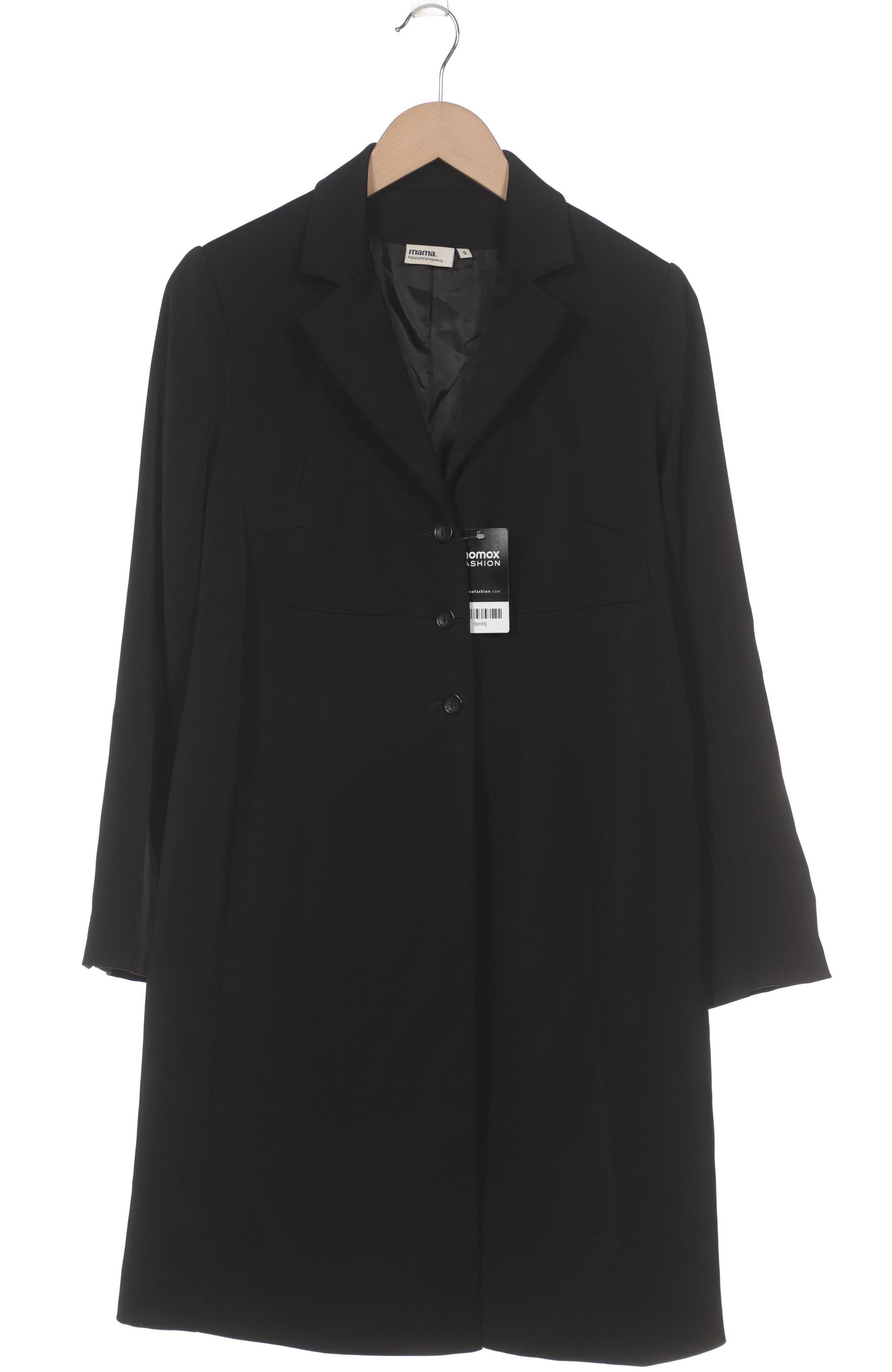 

H&M Mama Damen Mantel, schwarz, Gr. 36