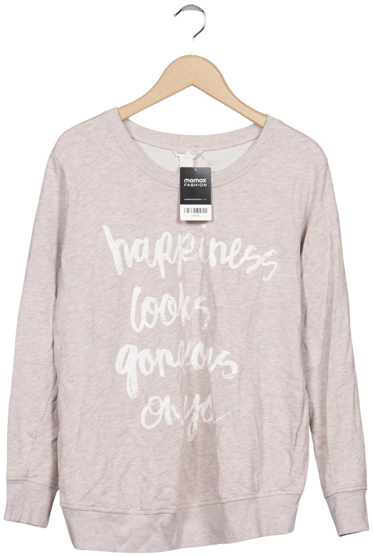 

H&M Mama Damen Sweatshirt, beige, Gr. 44