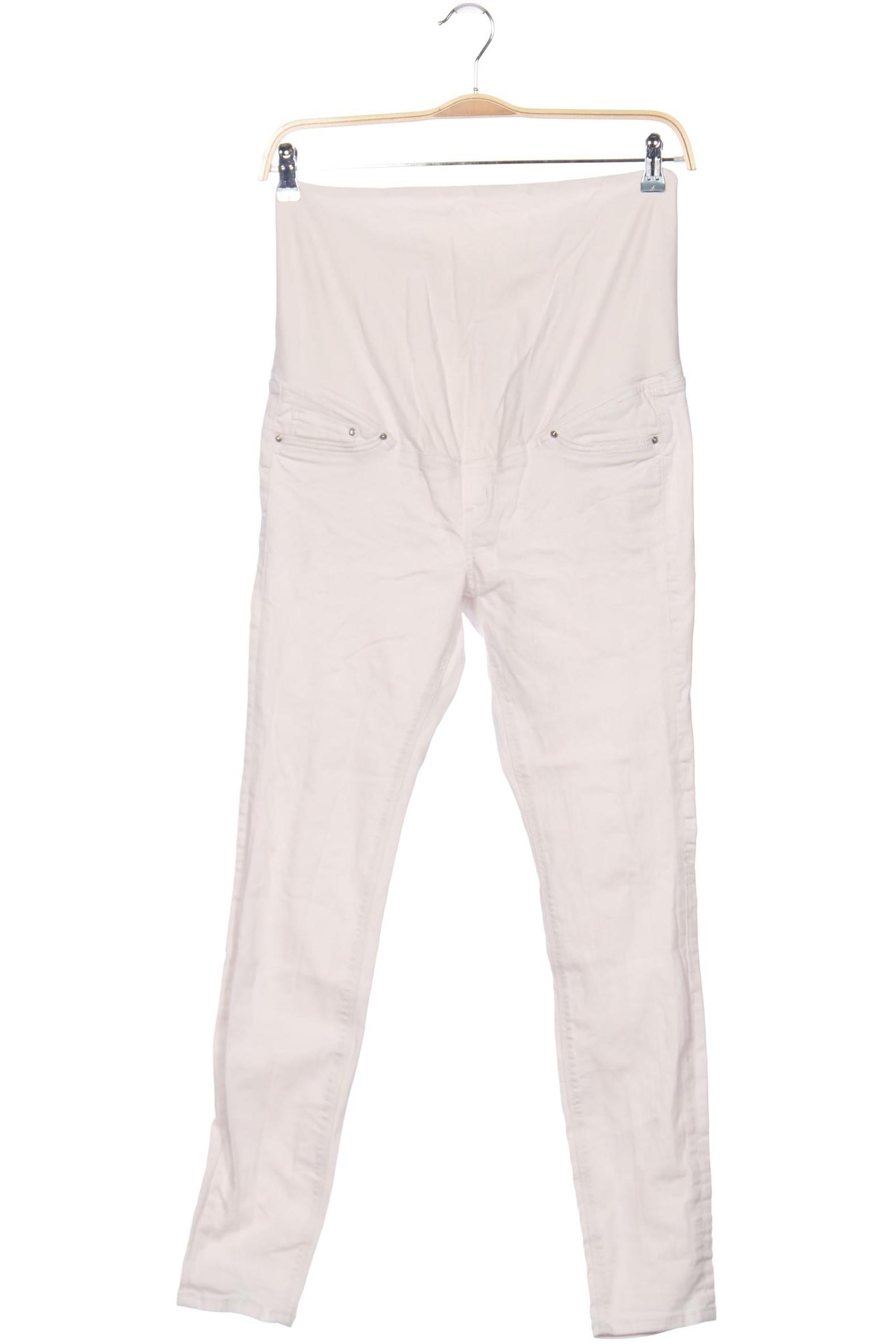 

H&M Mama Damen Jeans, weiß