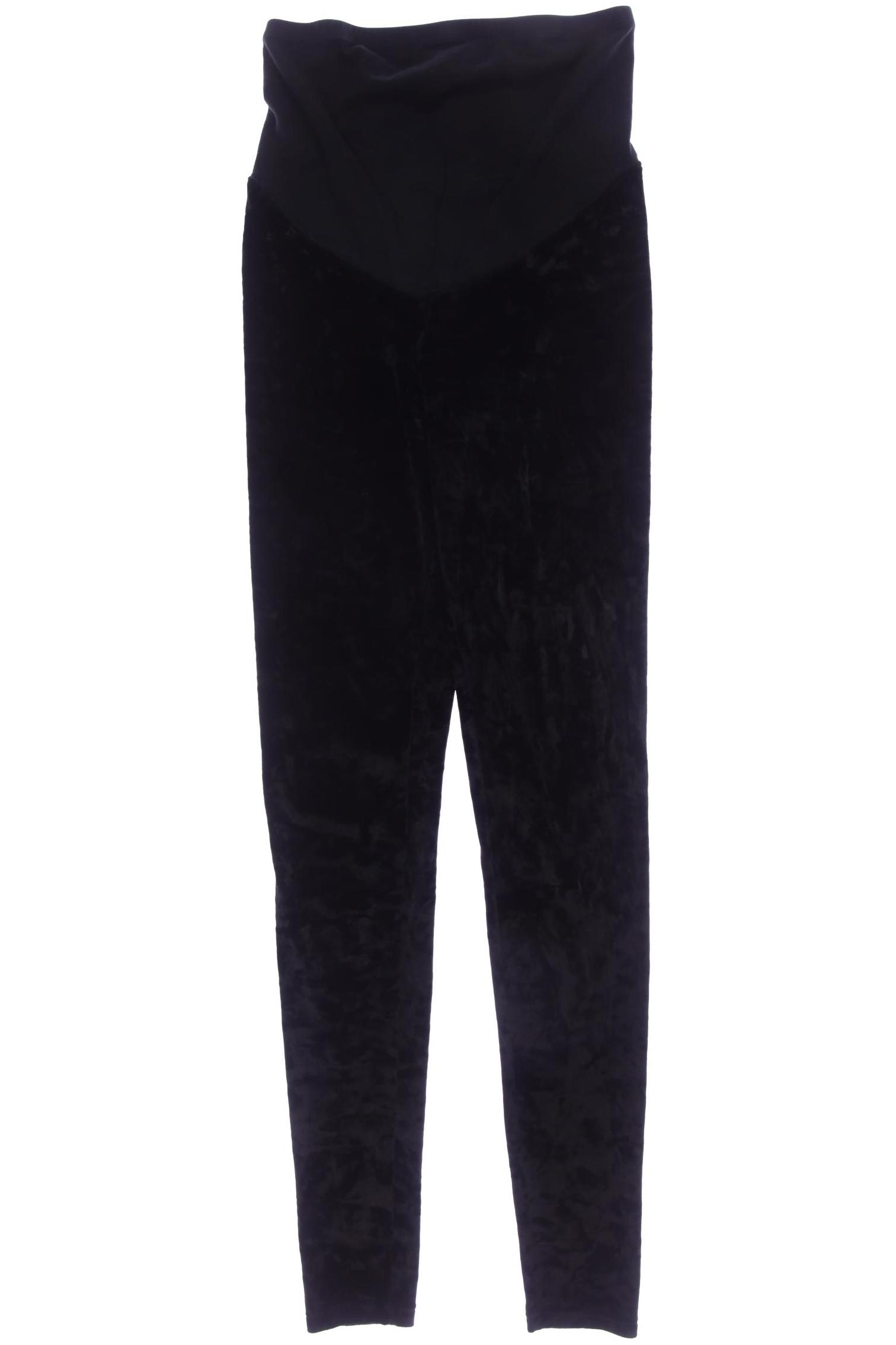 

H&M Mama Damen Stoffhose, schwarz, Gr. 0