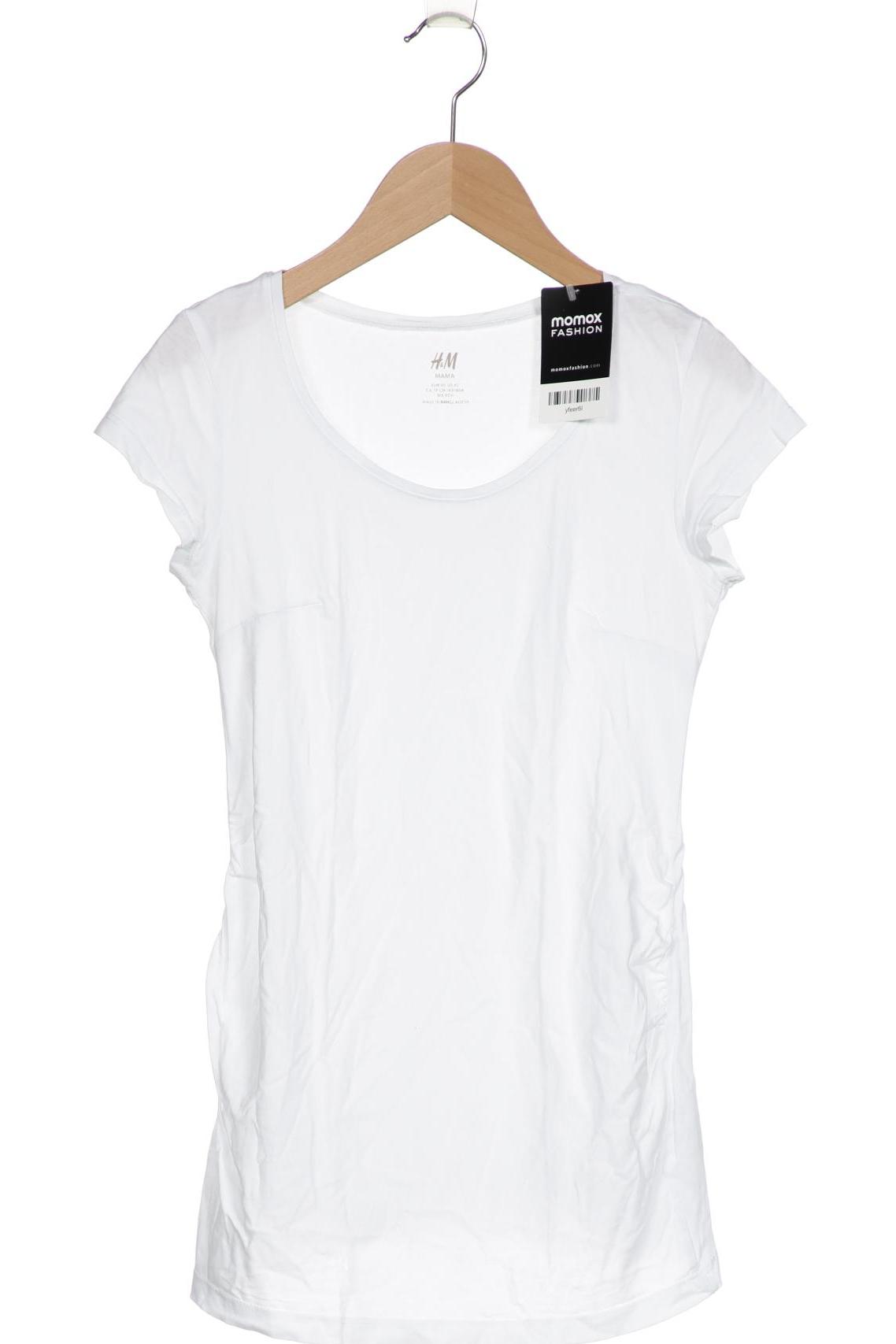 

H&M Mama Damen T-Shirt, weiß, Gr. 34