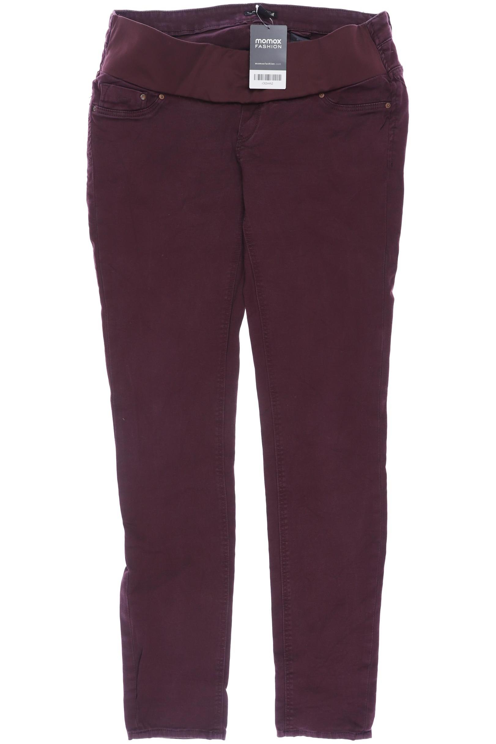 

H&M Mama Damen Stoffhose, bordeaux, Gr. 42